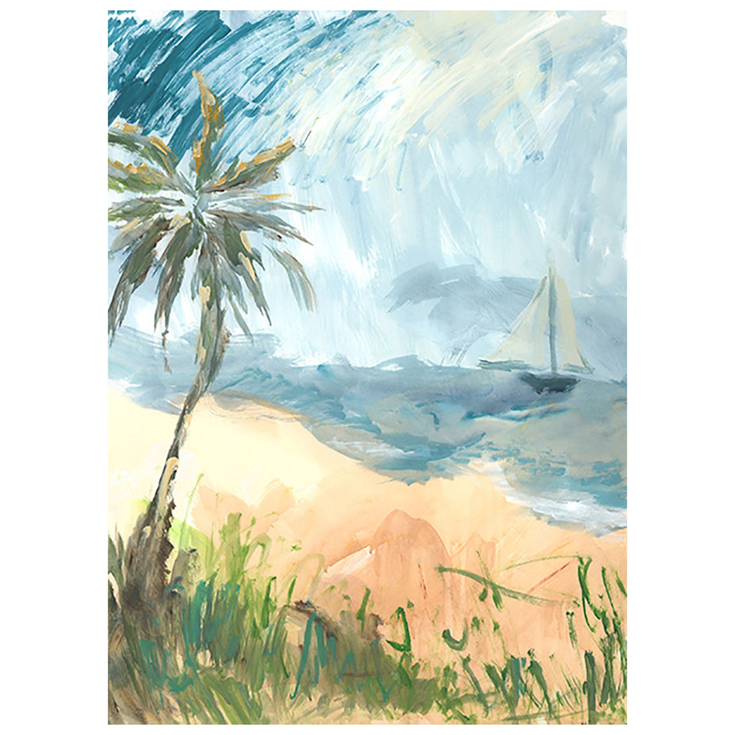 Scrambled Palm Trees III
