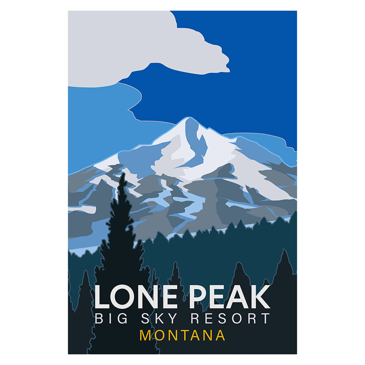Lone Peak Big Sky Resort Montana
