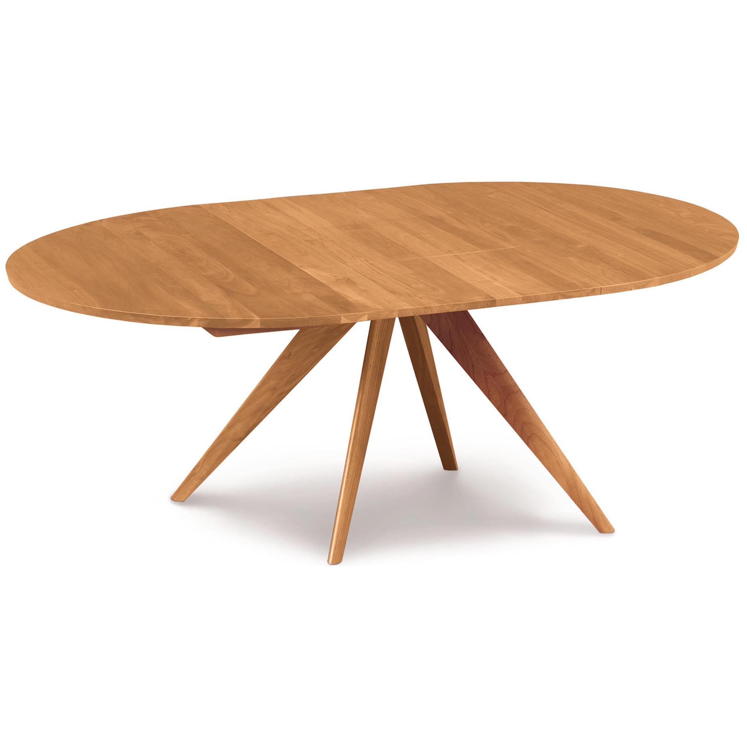 Catalina Round Extension Table, Natural Cherry