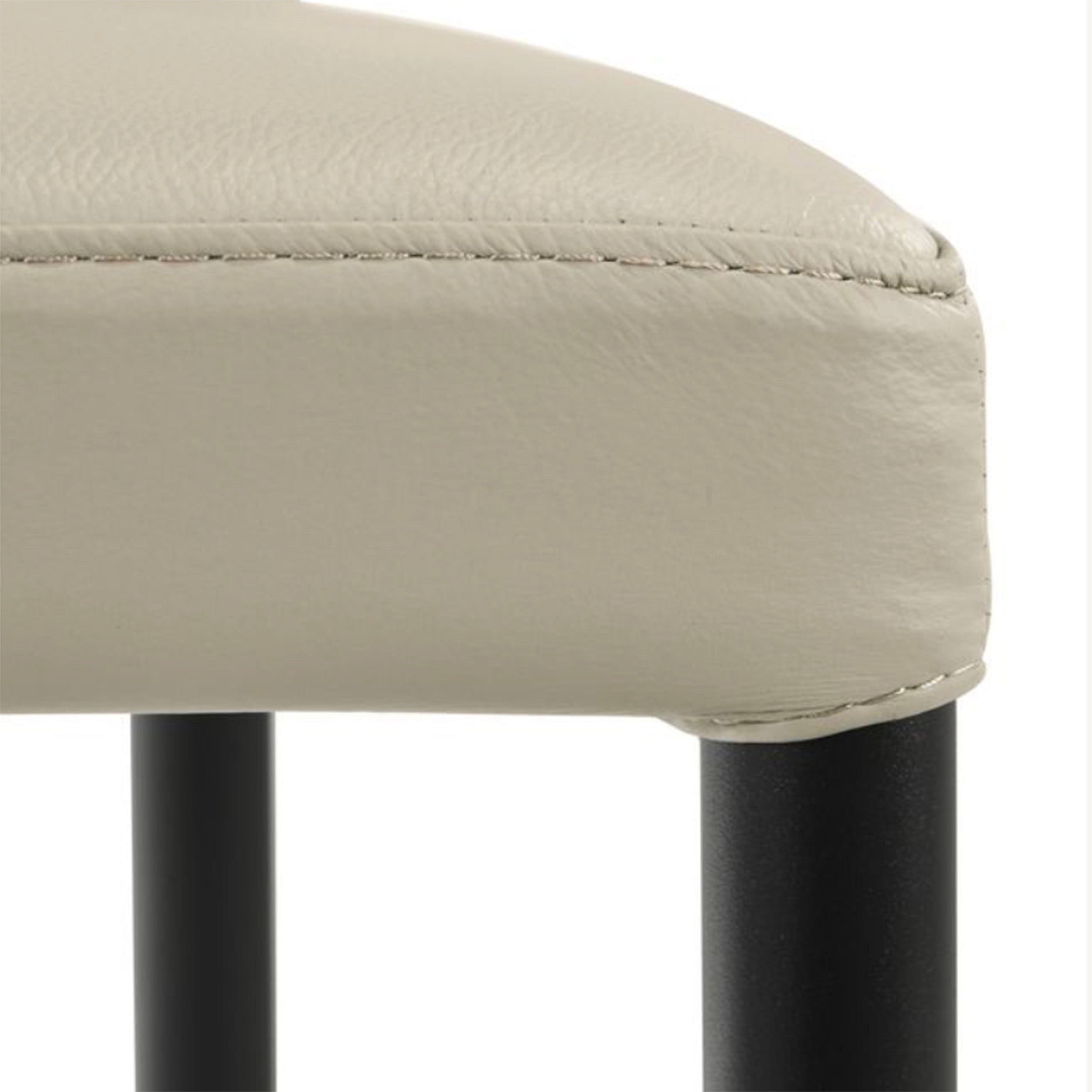 Luke 61198K-26 Stool, Light Mocha