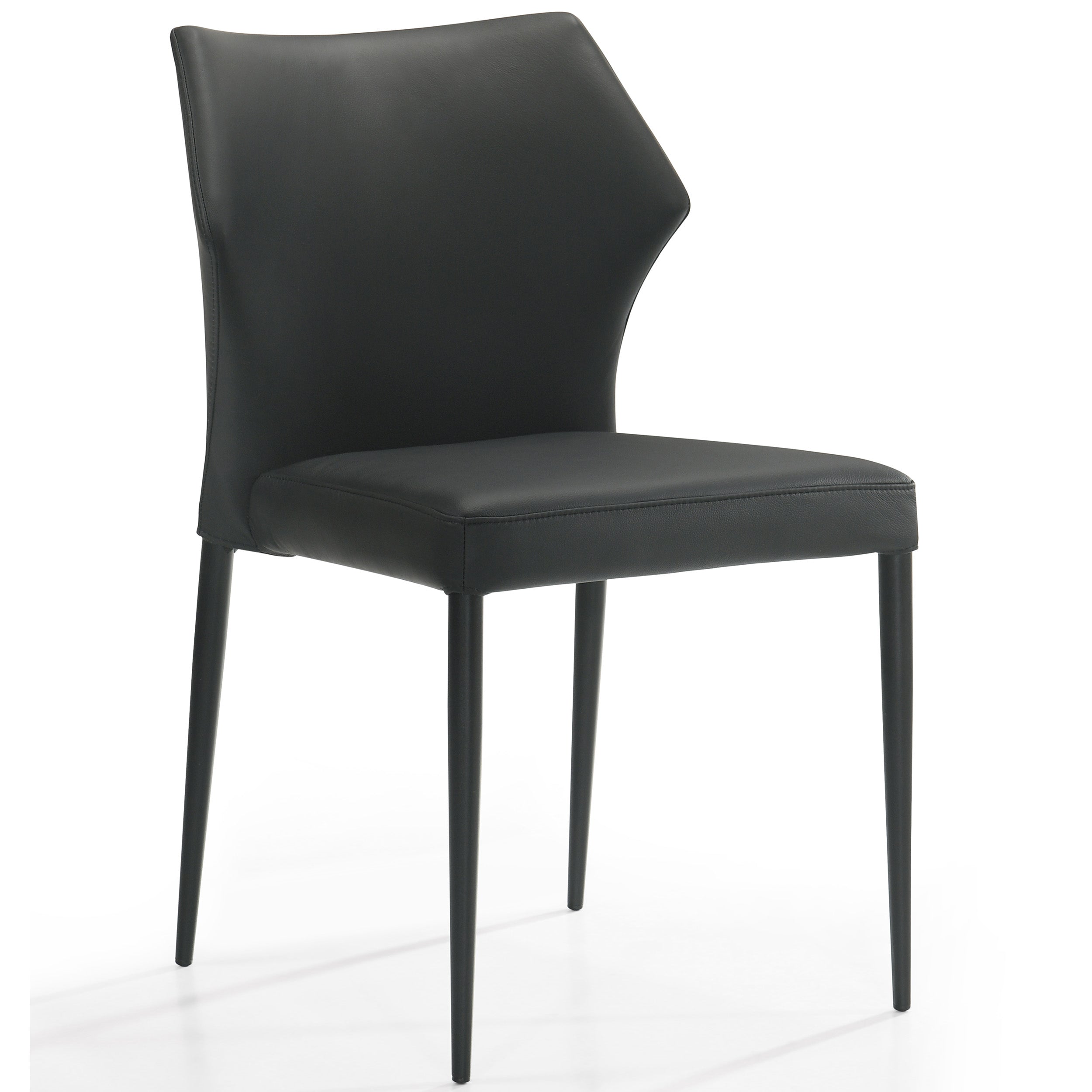 Luke 6911KM Dining Chair, Black, Set of 2