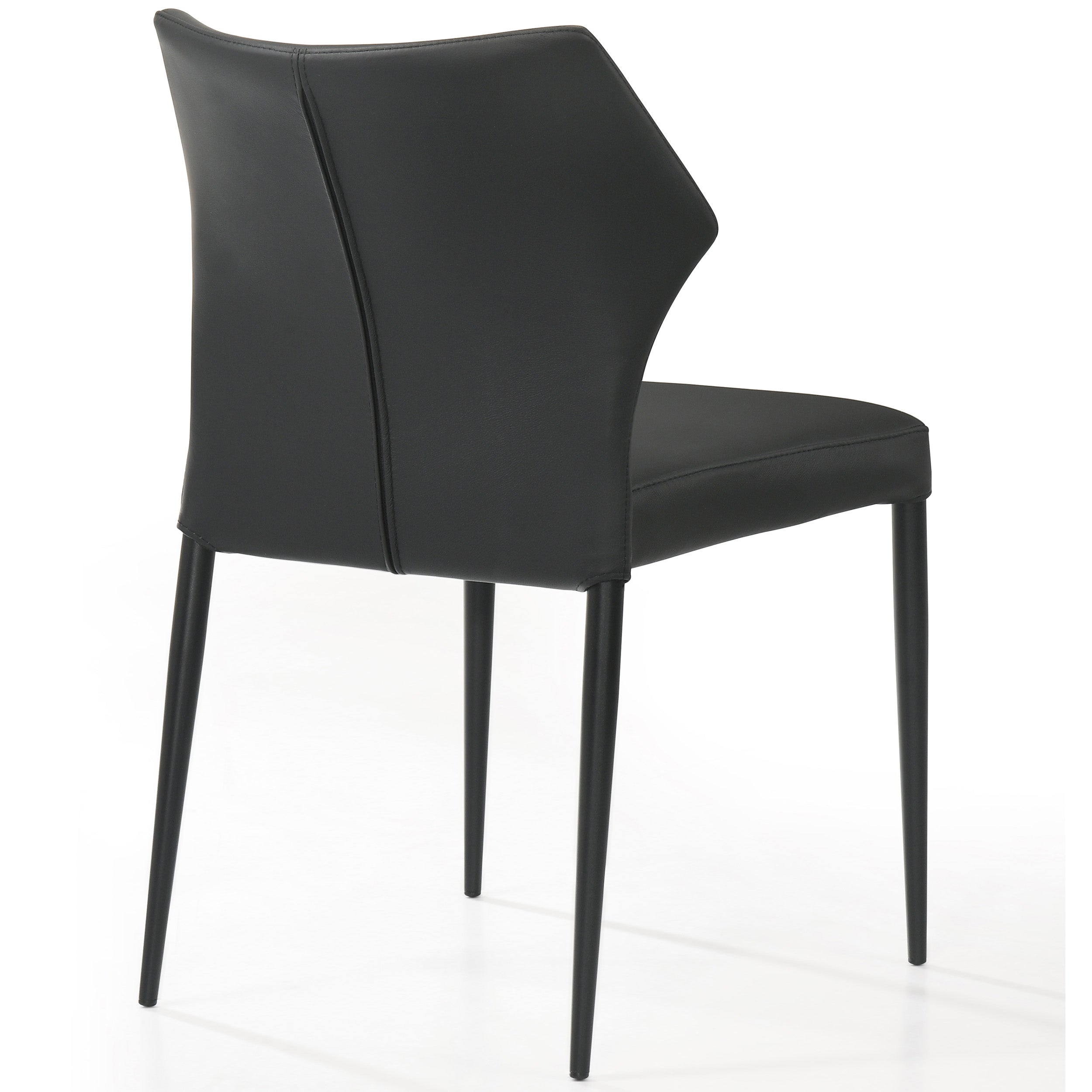 Luke 6911KM Dining Chair, Black, Set of 2