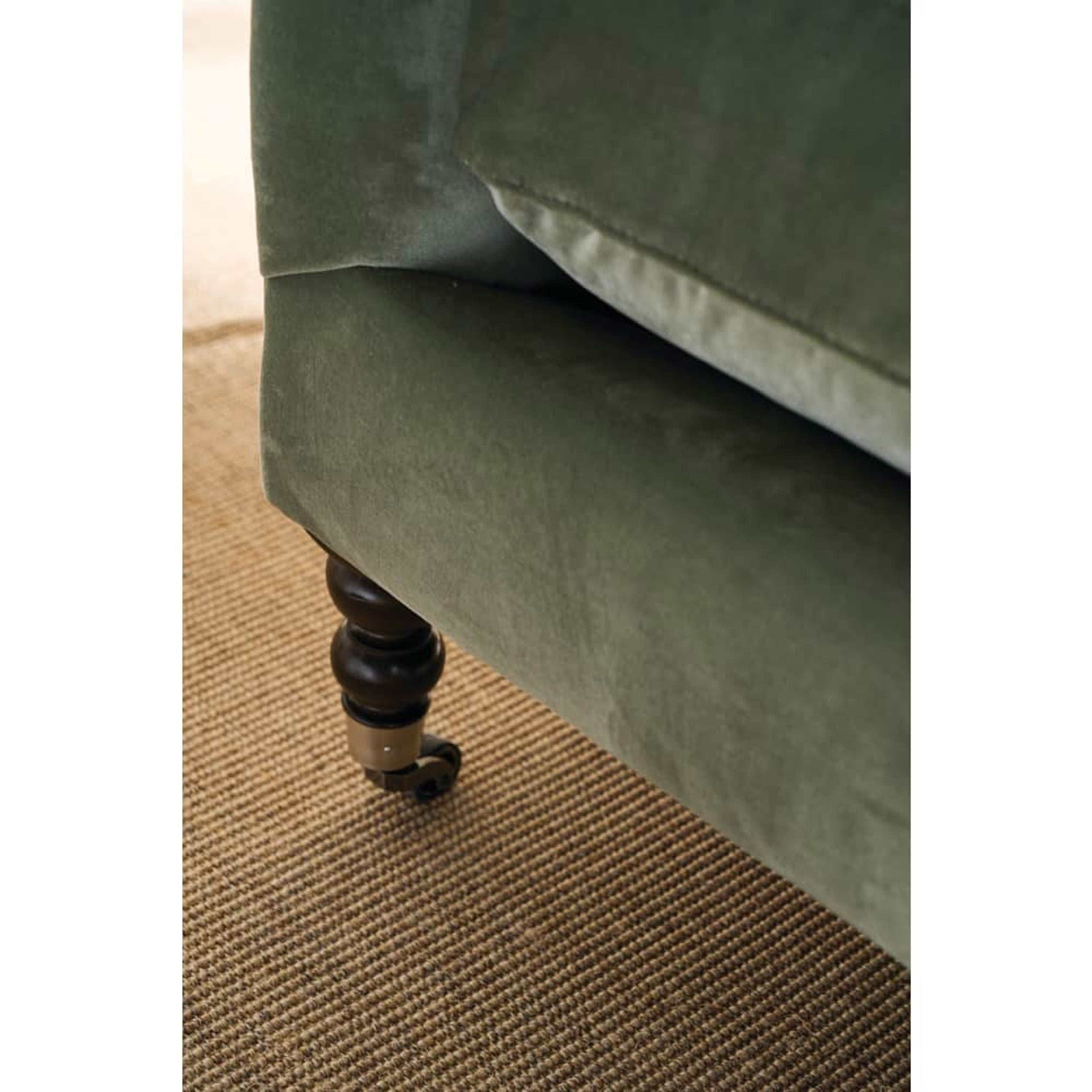 71" Quick Ship Madeline Sofa, Antiqued Moss Velvet