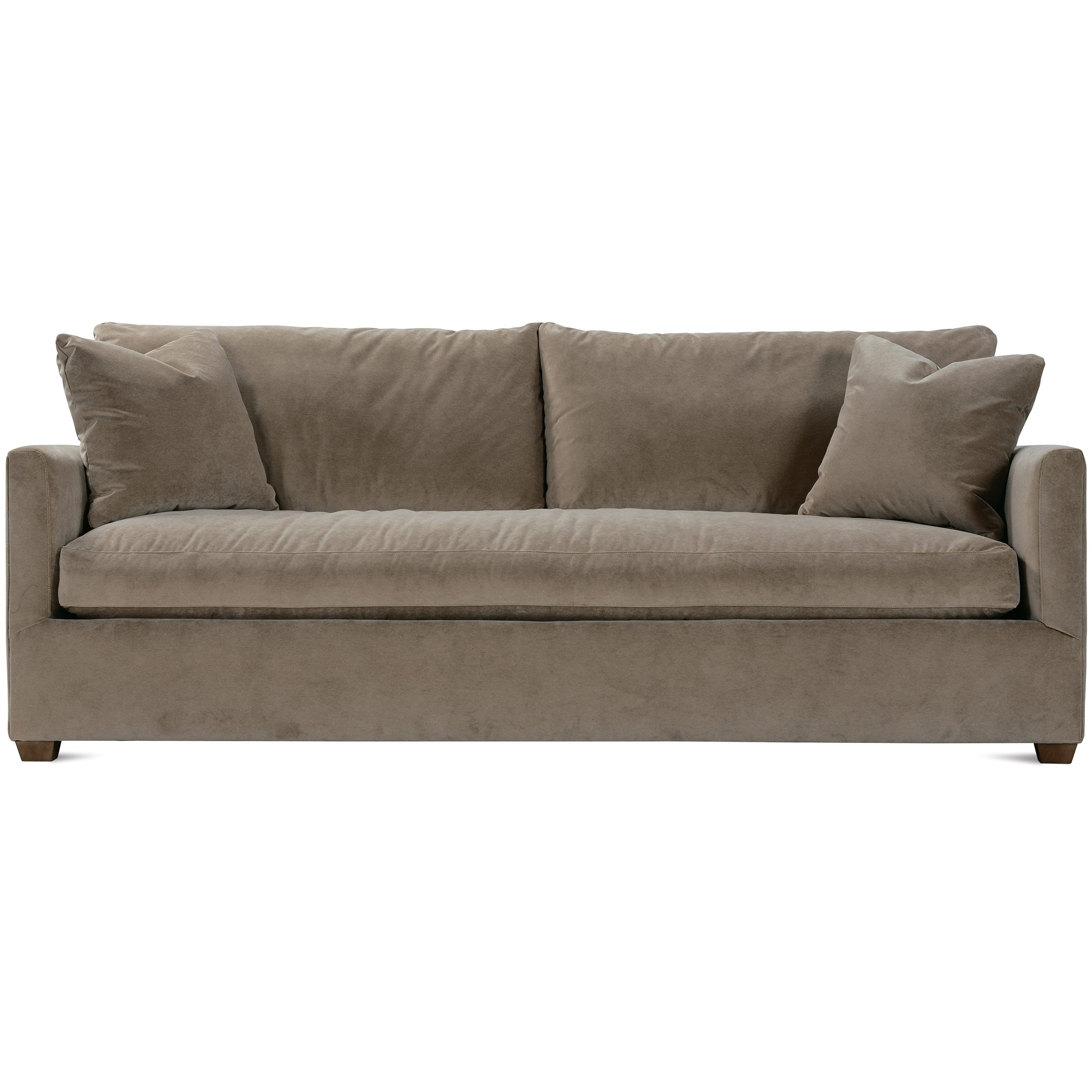89" Quick Ship Lilah Sofa, Fawn Brushed Velvet