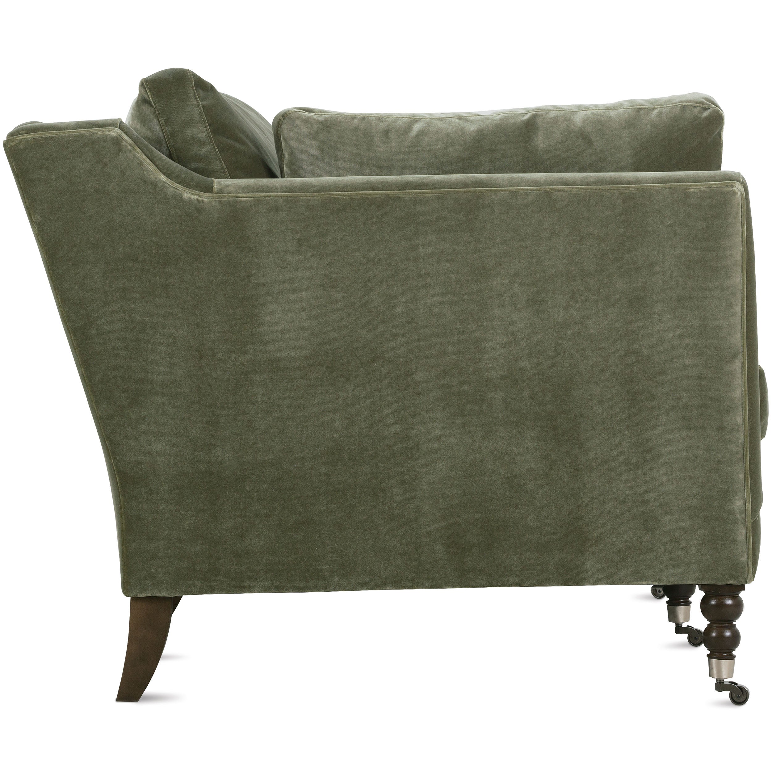 90" Quick Ship Madeline Sofa, Antiqued Moss Velvet