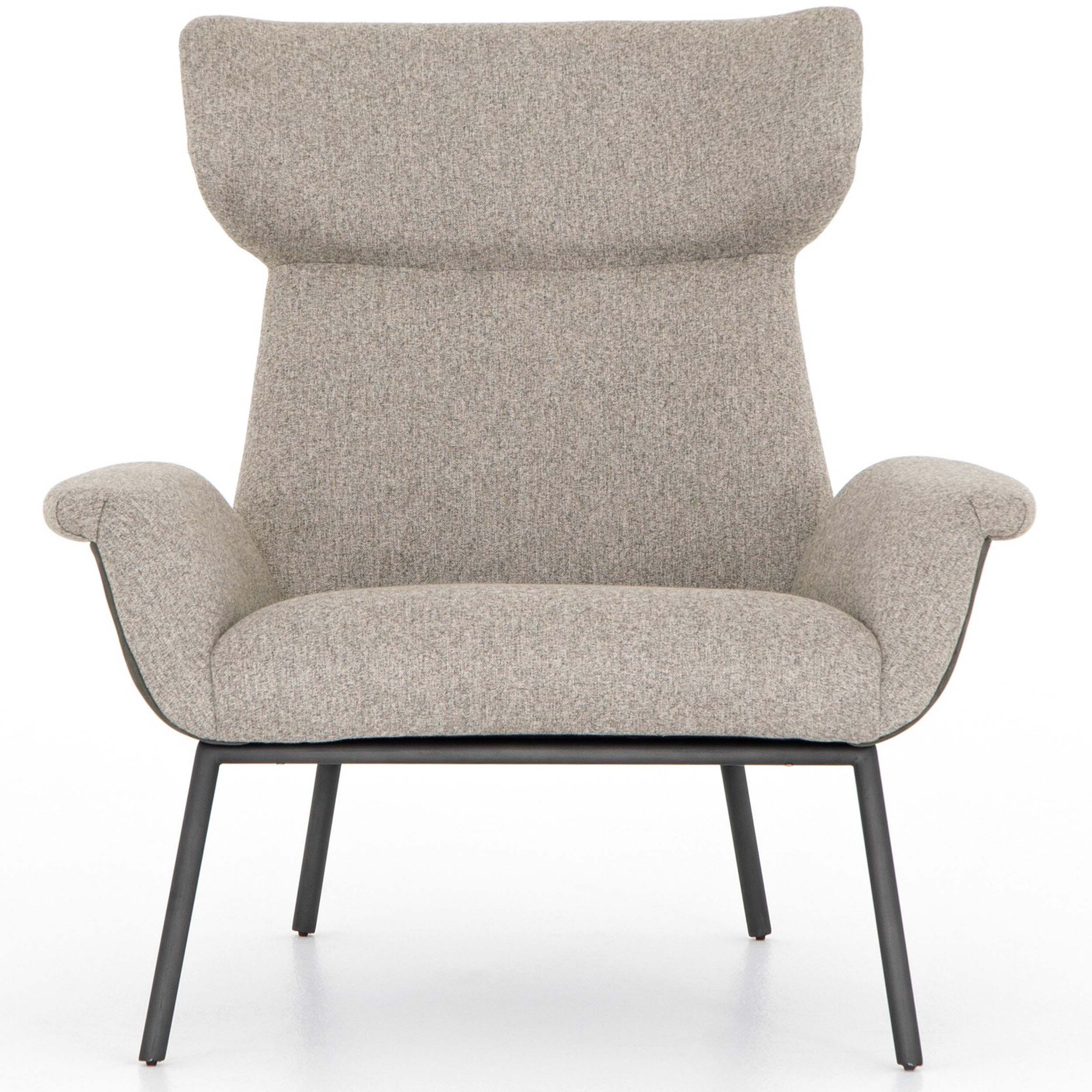 Anson Chair, Nubuck Charcoal