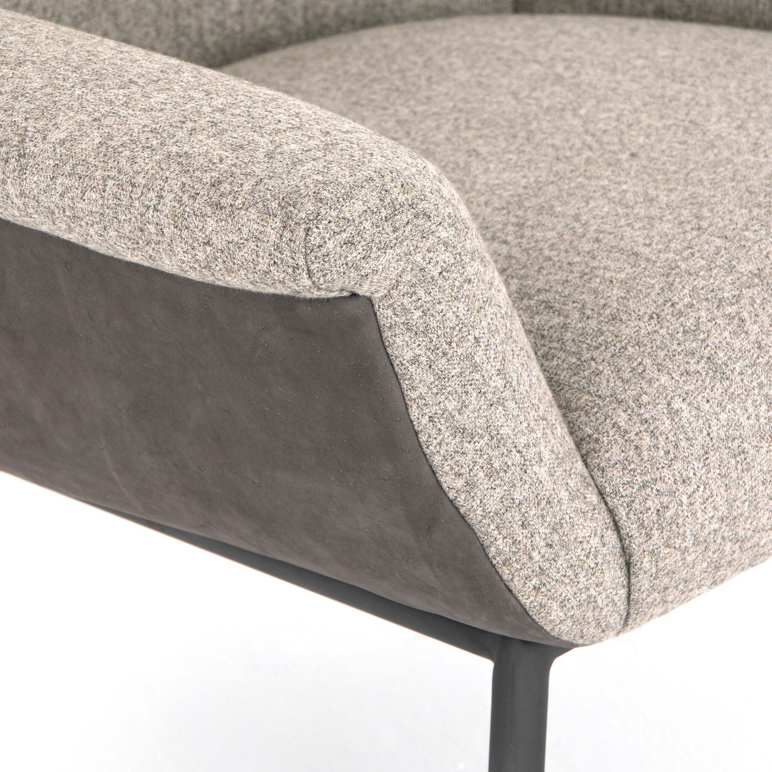 Anson Chair, Nubuck Charcoal