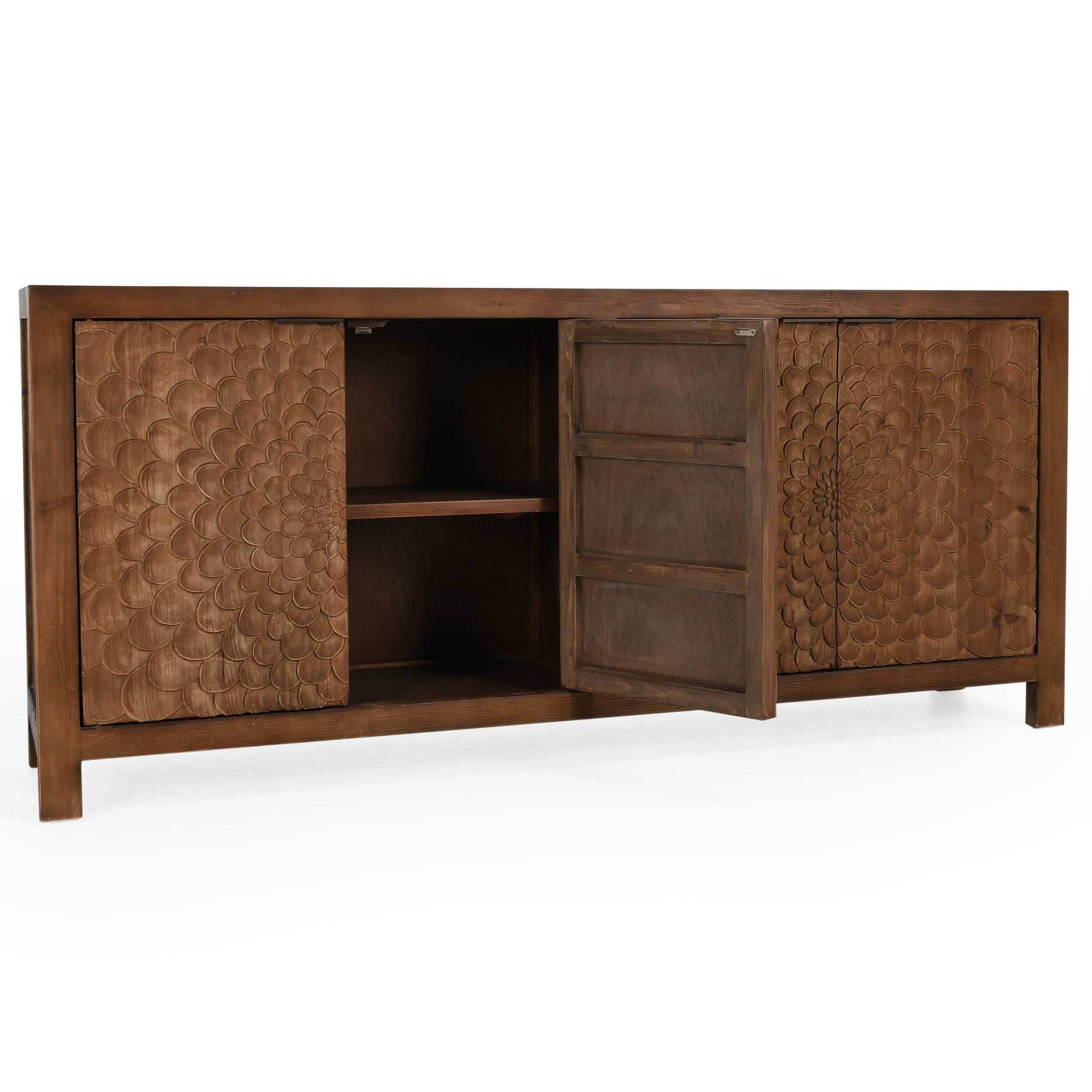 Astrid 4 Dr Buffet, Brown