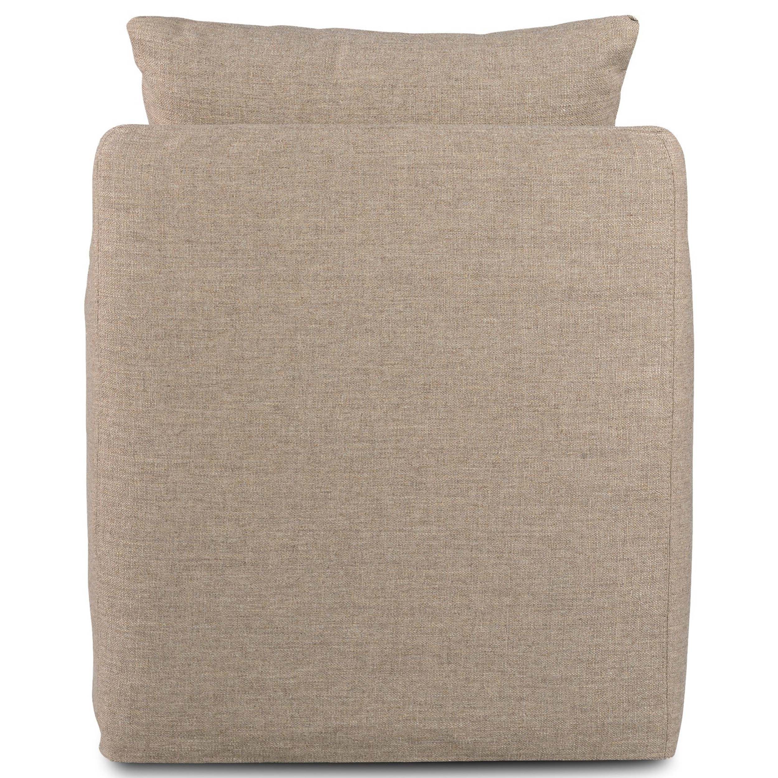 Banks Slipcover Swivel Chair, Alcala Taupe