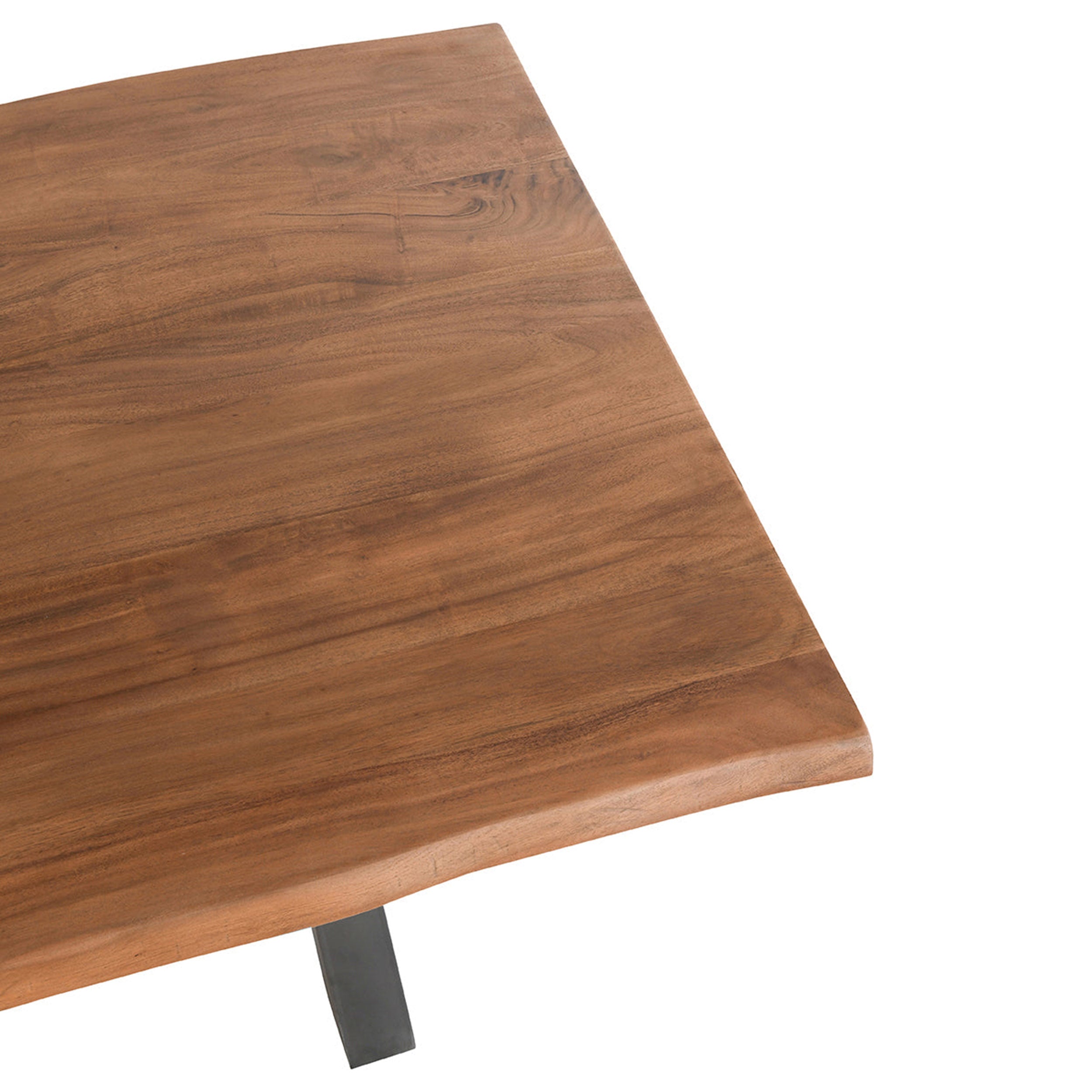 Bellamy Dining Table, Amber Brown