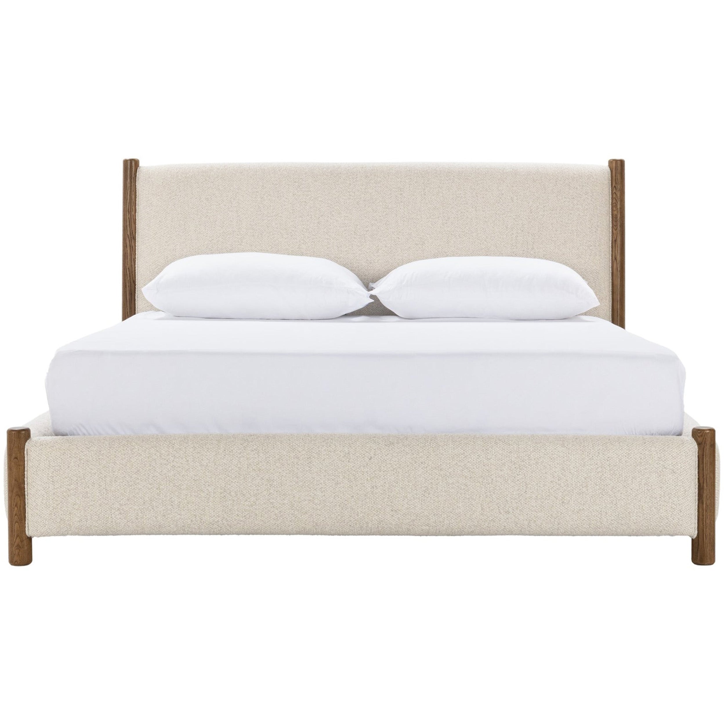 Bennington Upholstered Bed, Dusty Beige