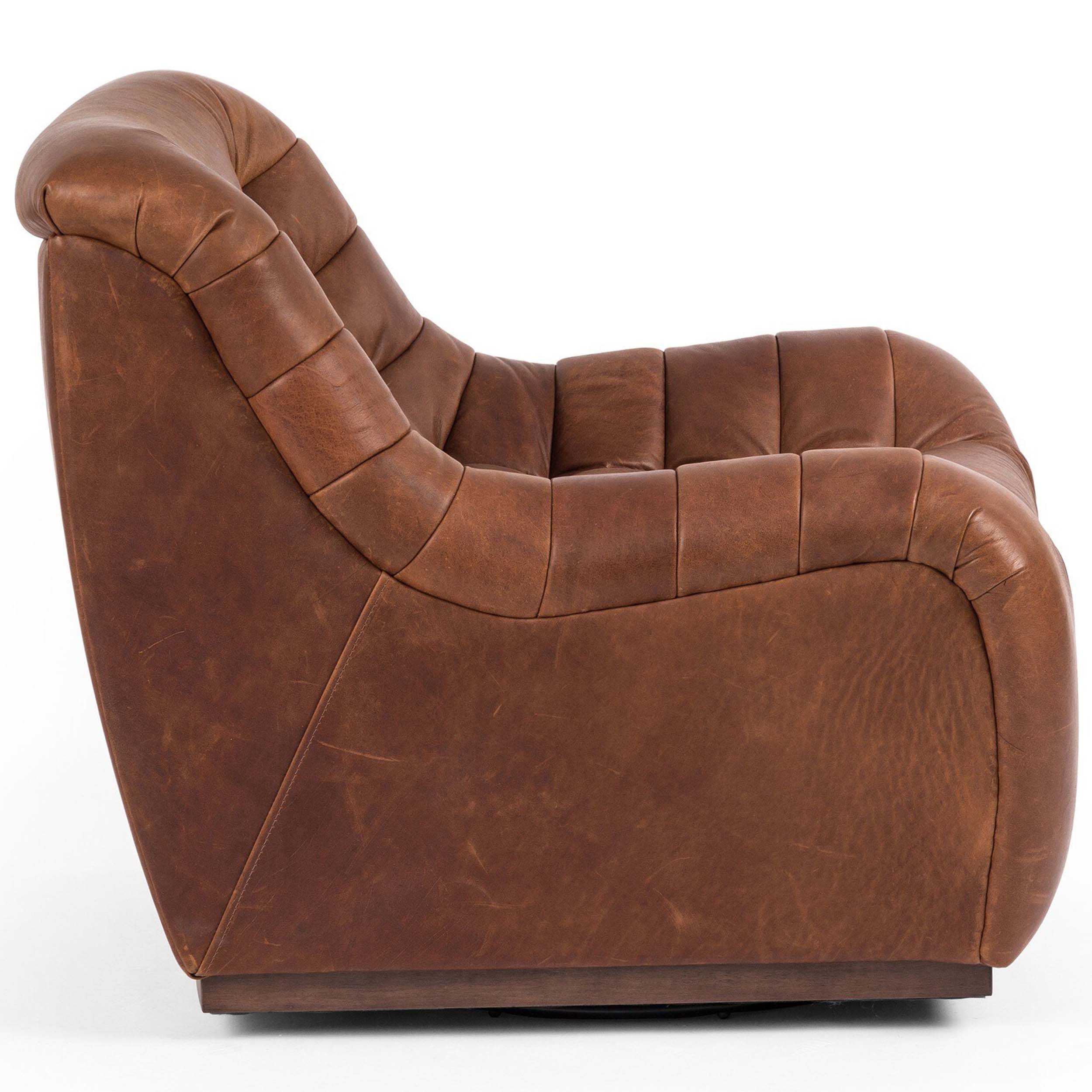 Binx Swivel Chair, Heirloom Sienna