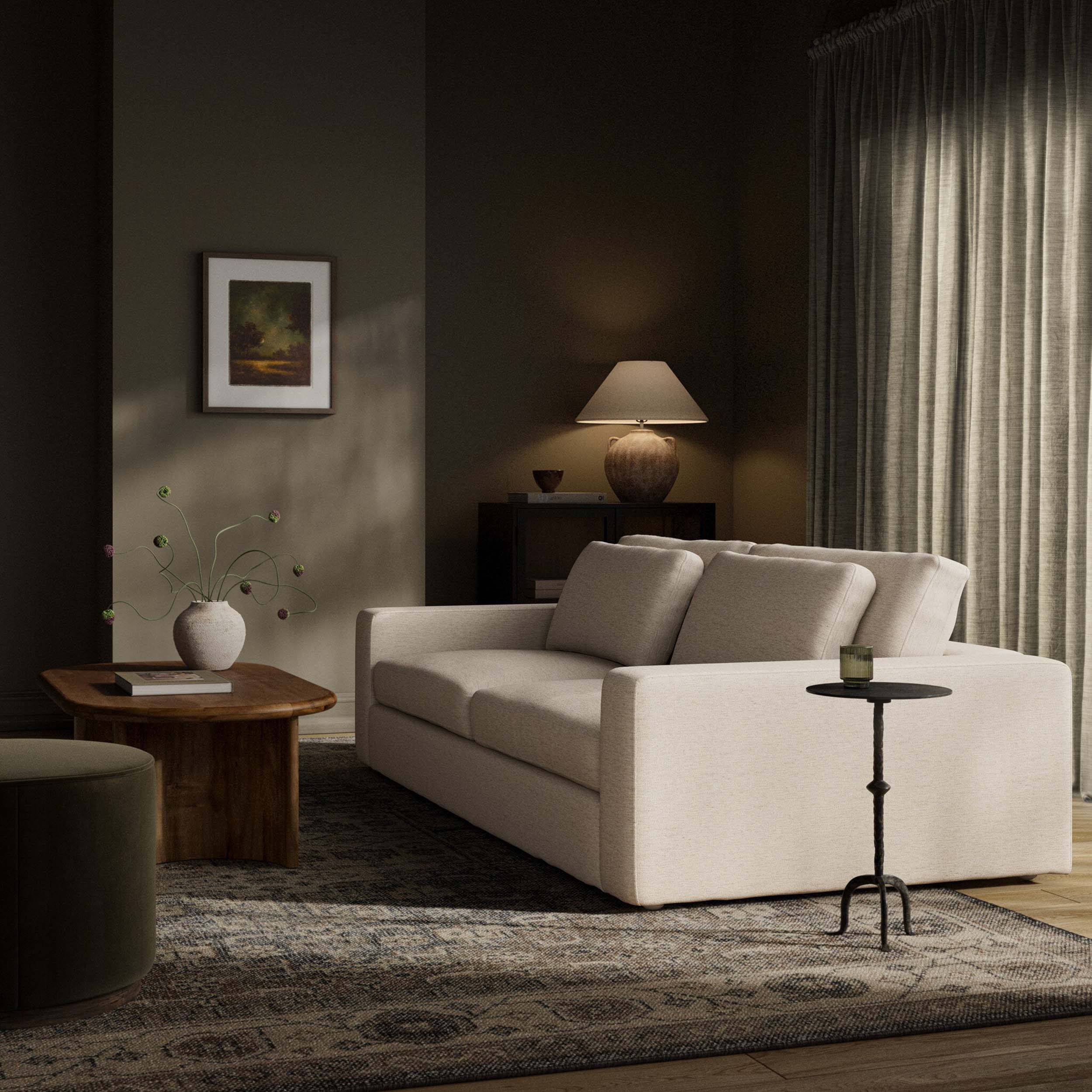 Bloor Sofa, Crypton Nomad Snow