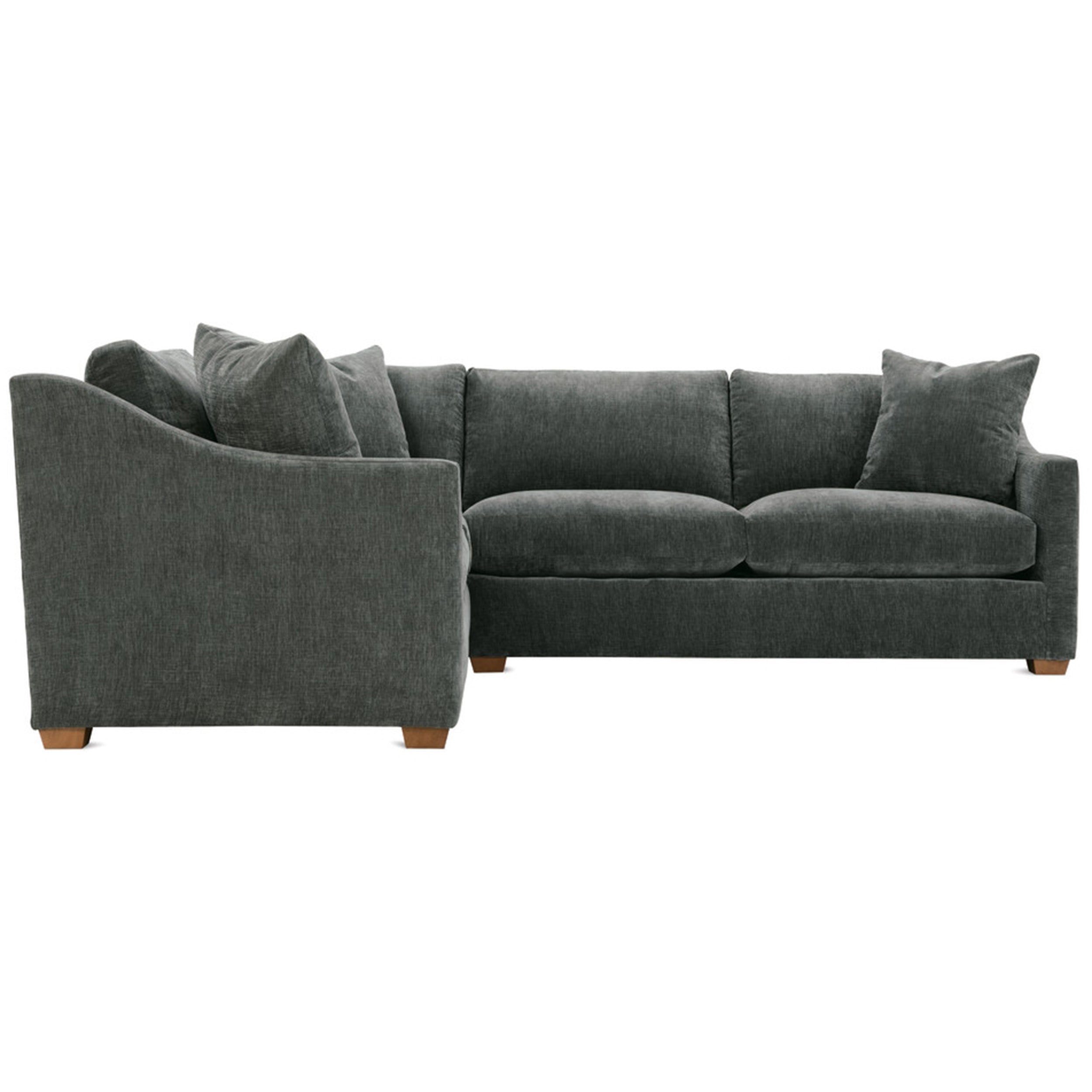 Bradford Quick Ship 2-Piece Sectional, Grey