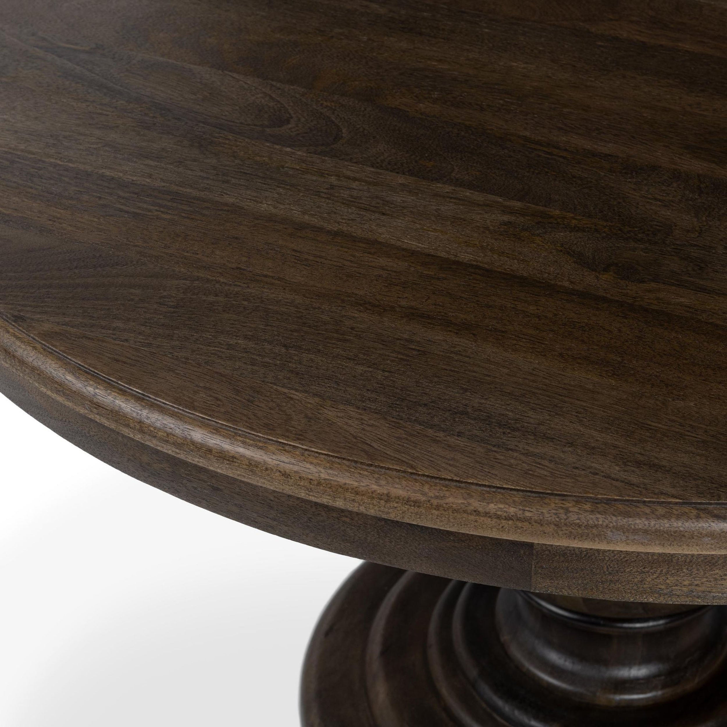 Brookside Solid Wood Dining Table, Cocoa Brown