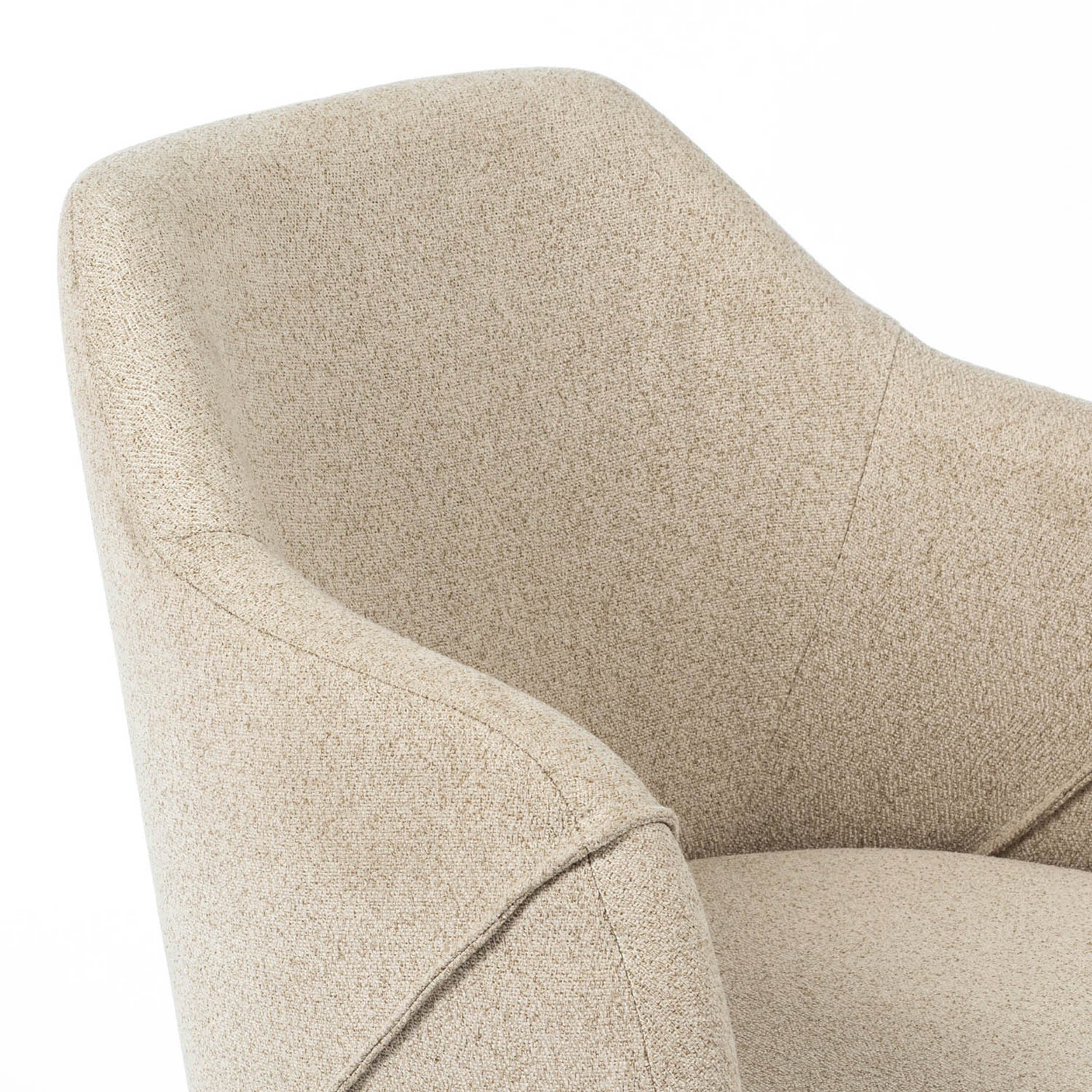 Edna Desk Chair, Fedora Oatmeal
