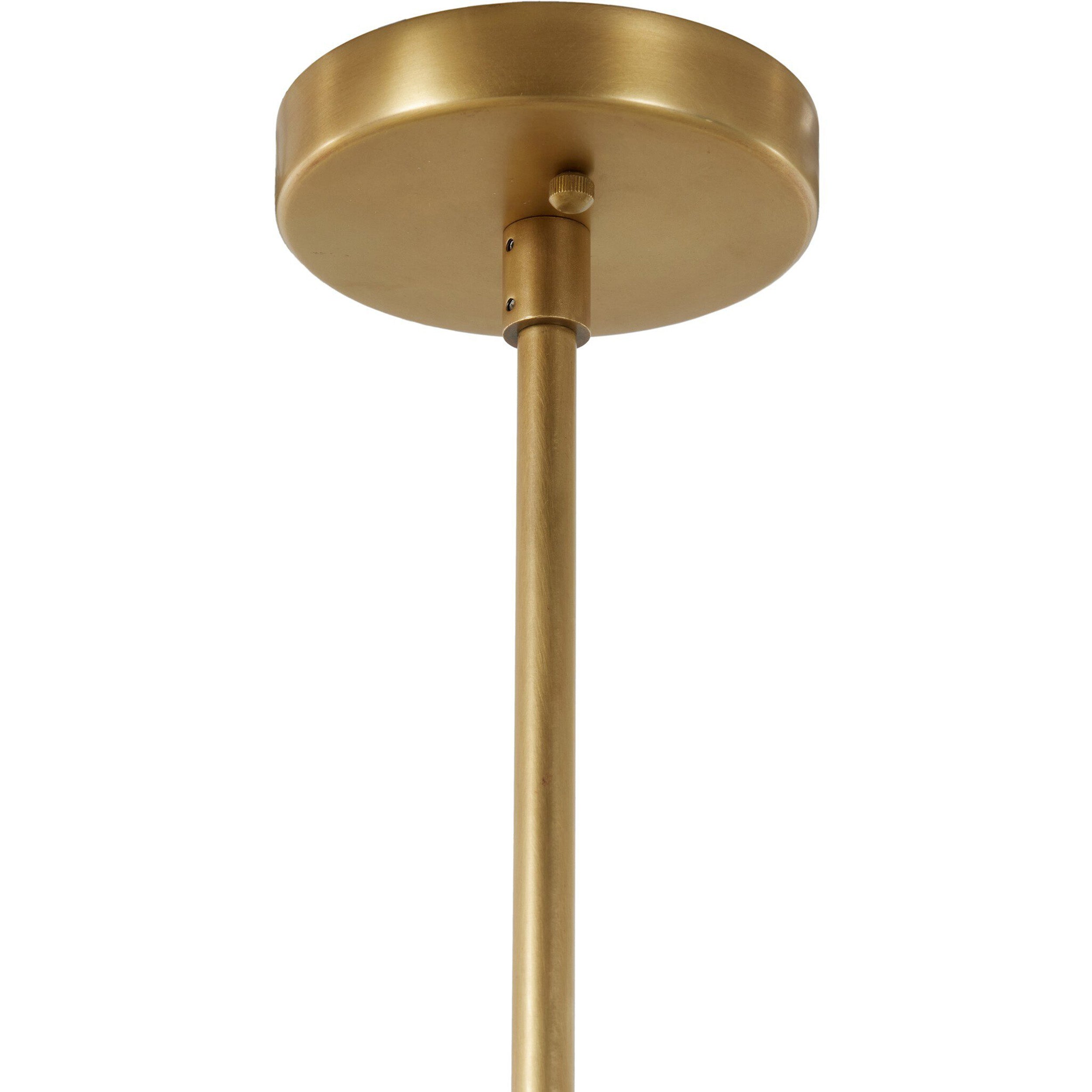 Pellman Chandelier, Matte Brass