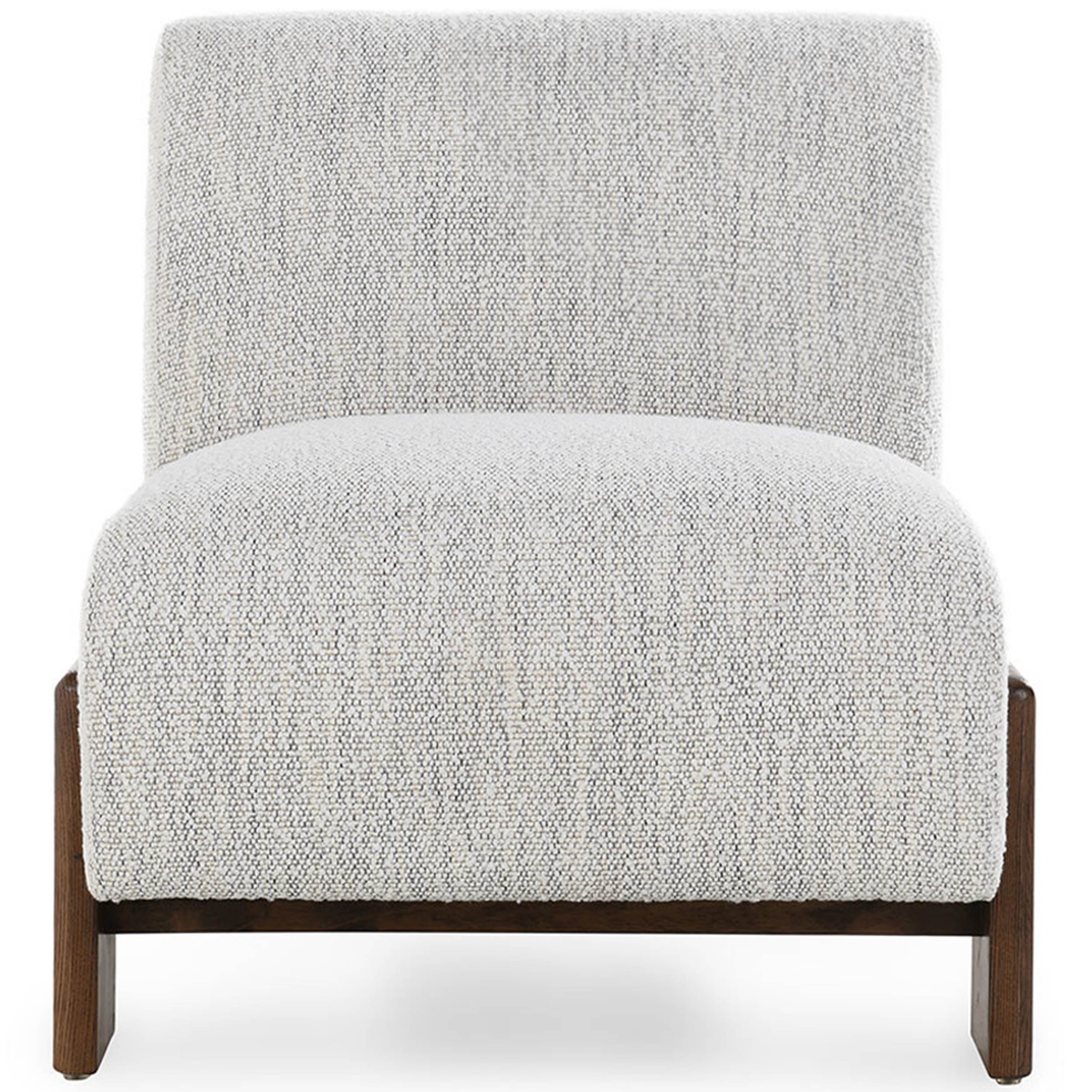 Chelsea Upholstered Accent Chair, Ivory