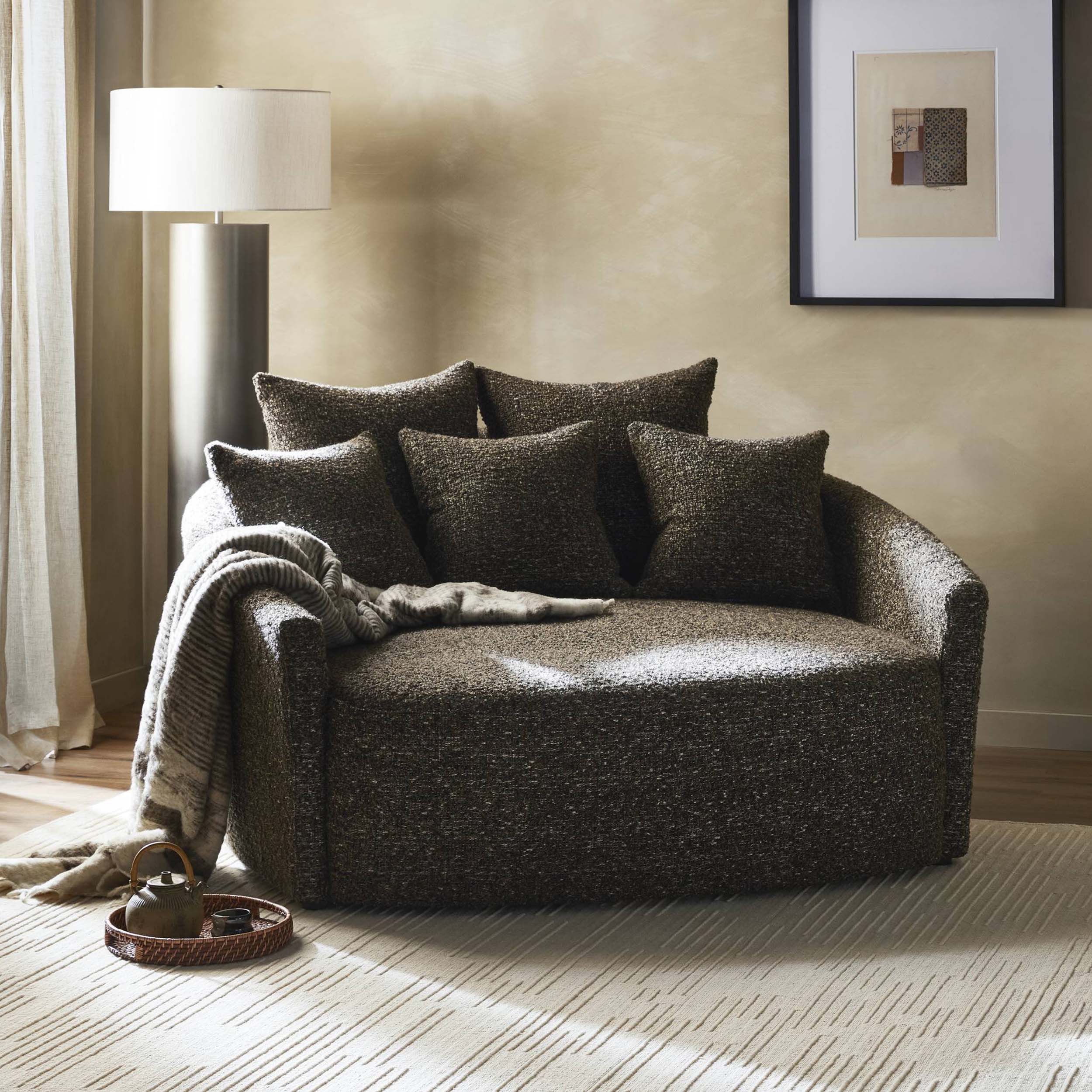 Chloe Media Lounger, Ivan Granite