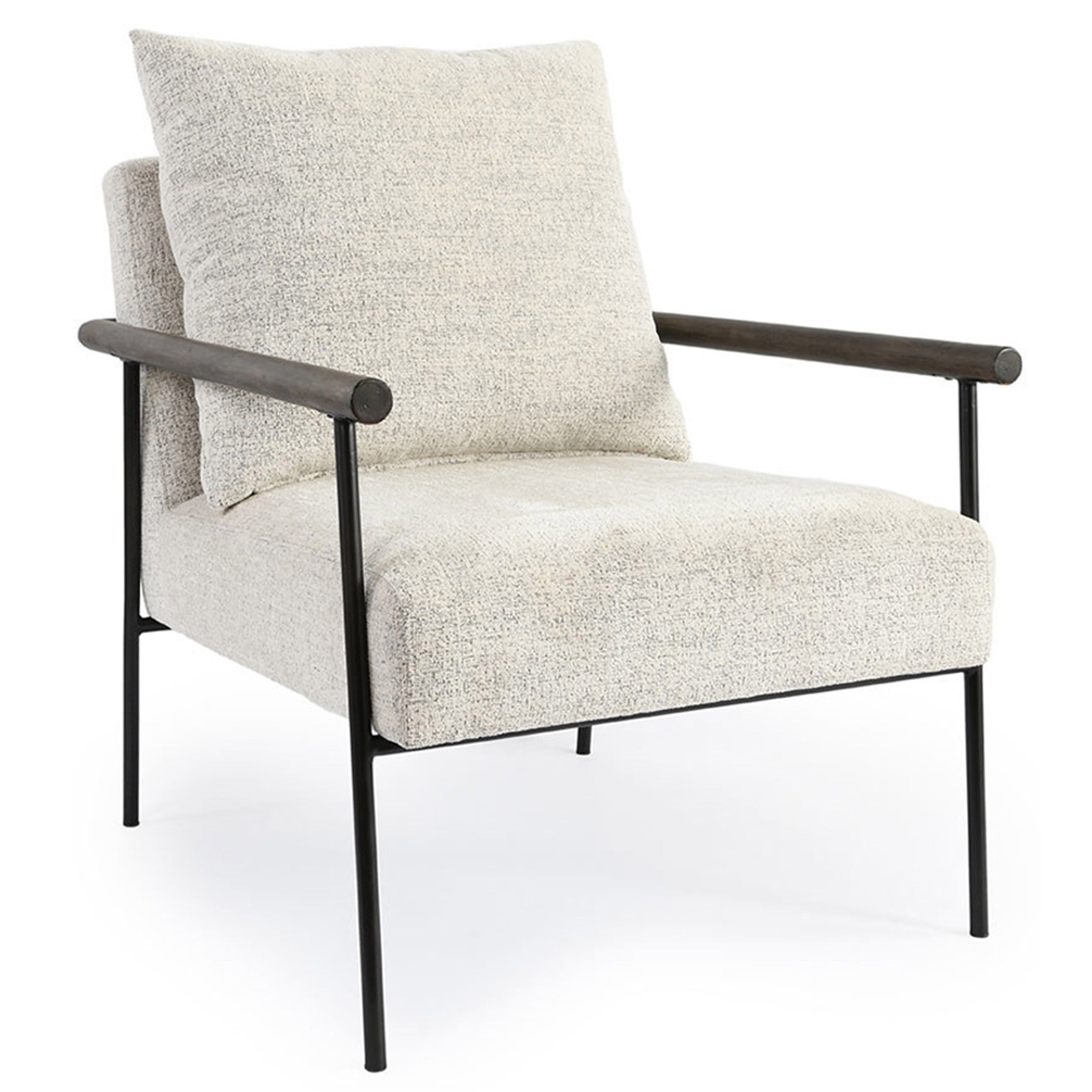 Cohen Accent Chair, Ivory