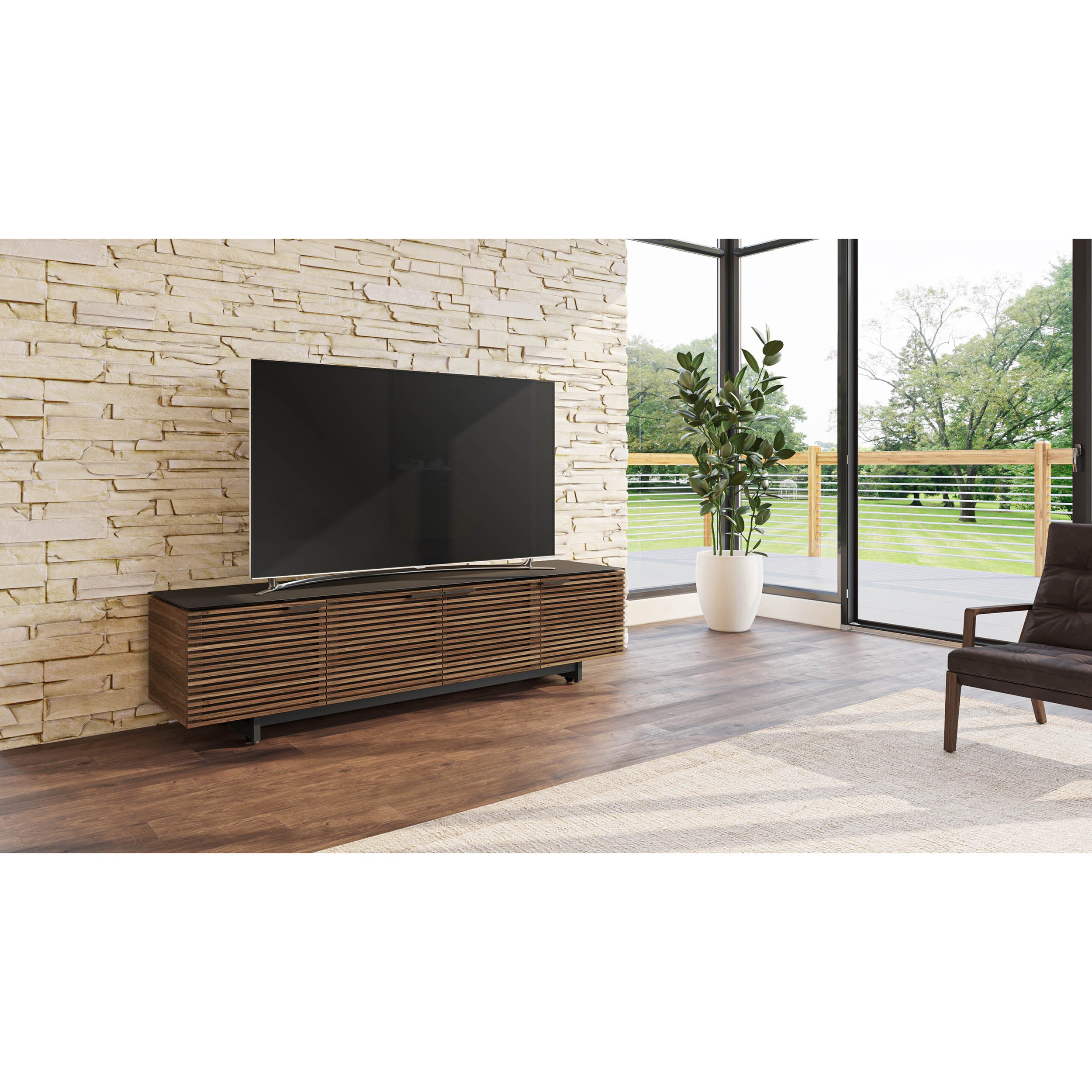 Corridor Media 8173, Natural Walnut