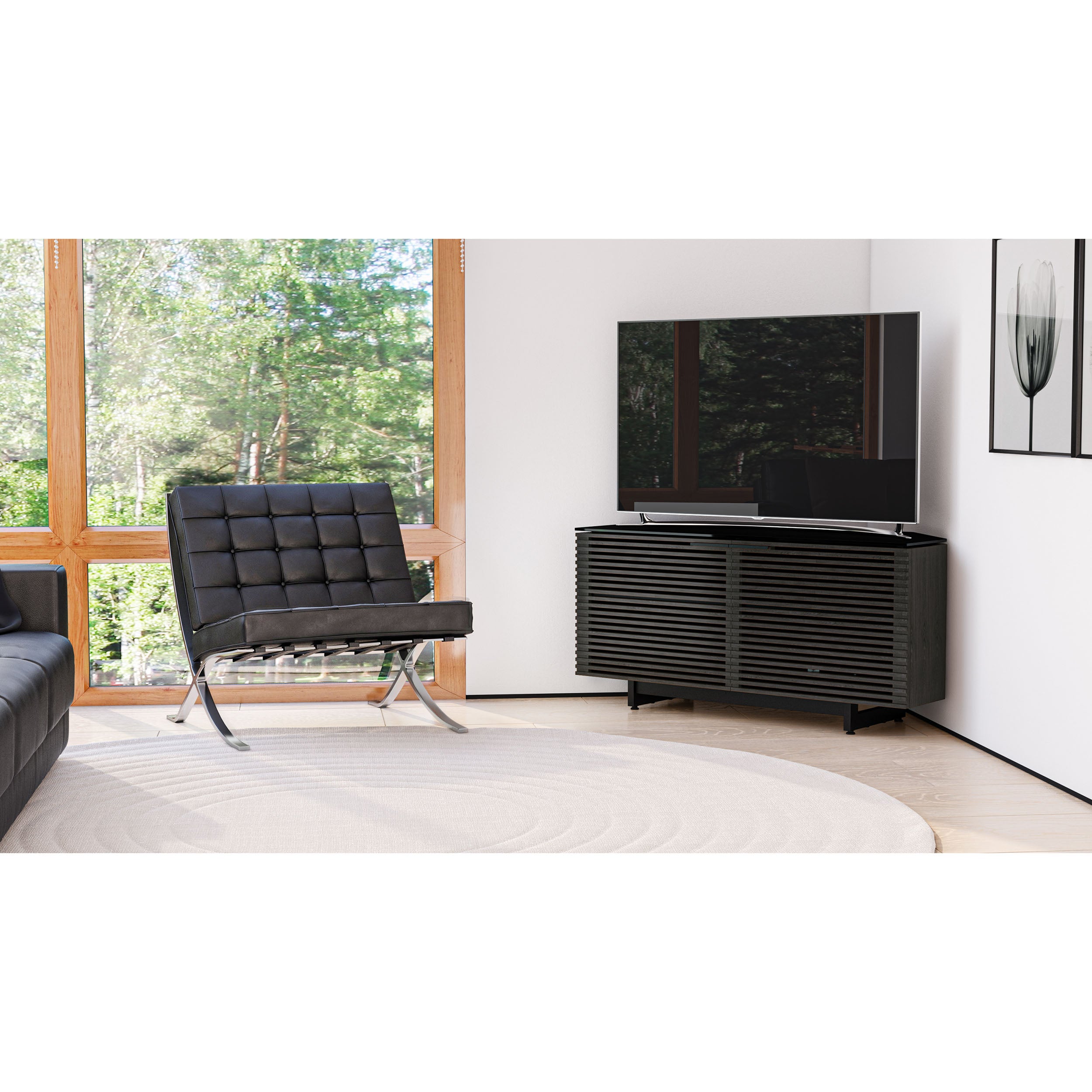 Corridor Media 8175, Charcoal Stained Ash