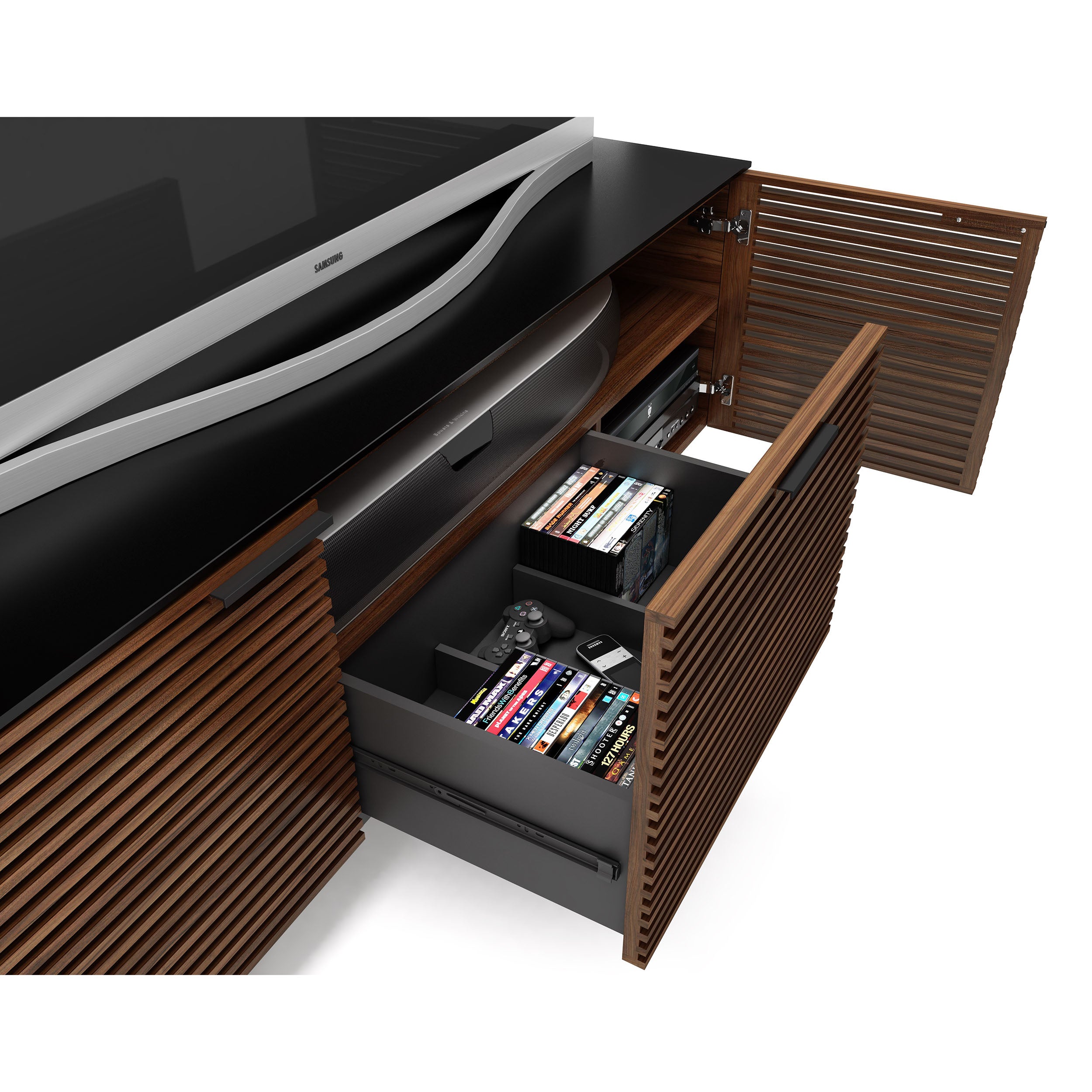 Corridor Media 8177, Chocolate Stained Walnut