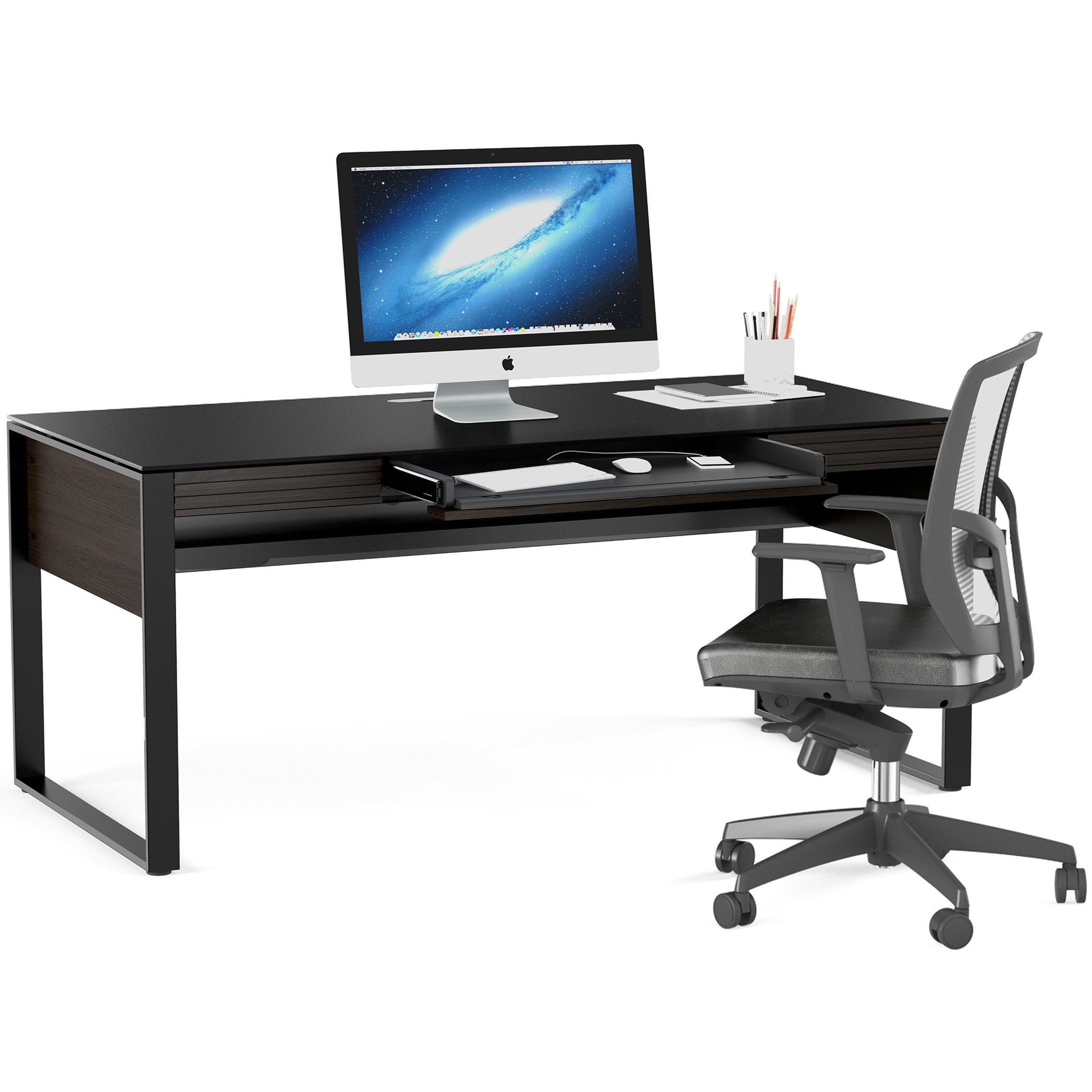 Corridor Office 6521, Charcoal Stained Ash