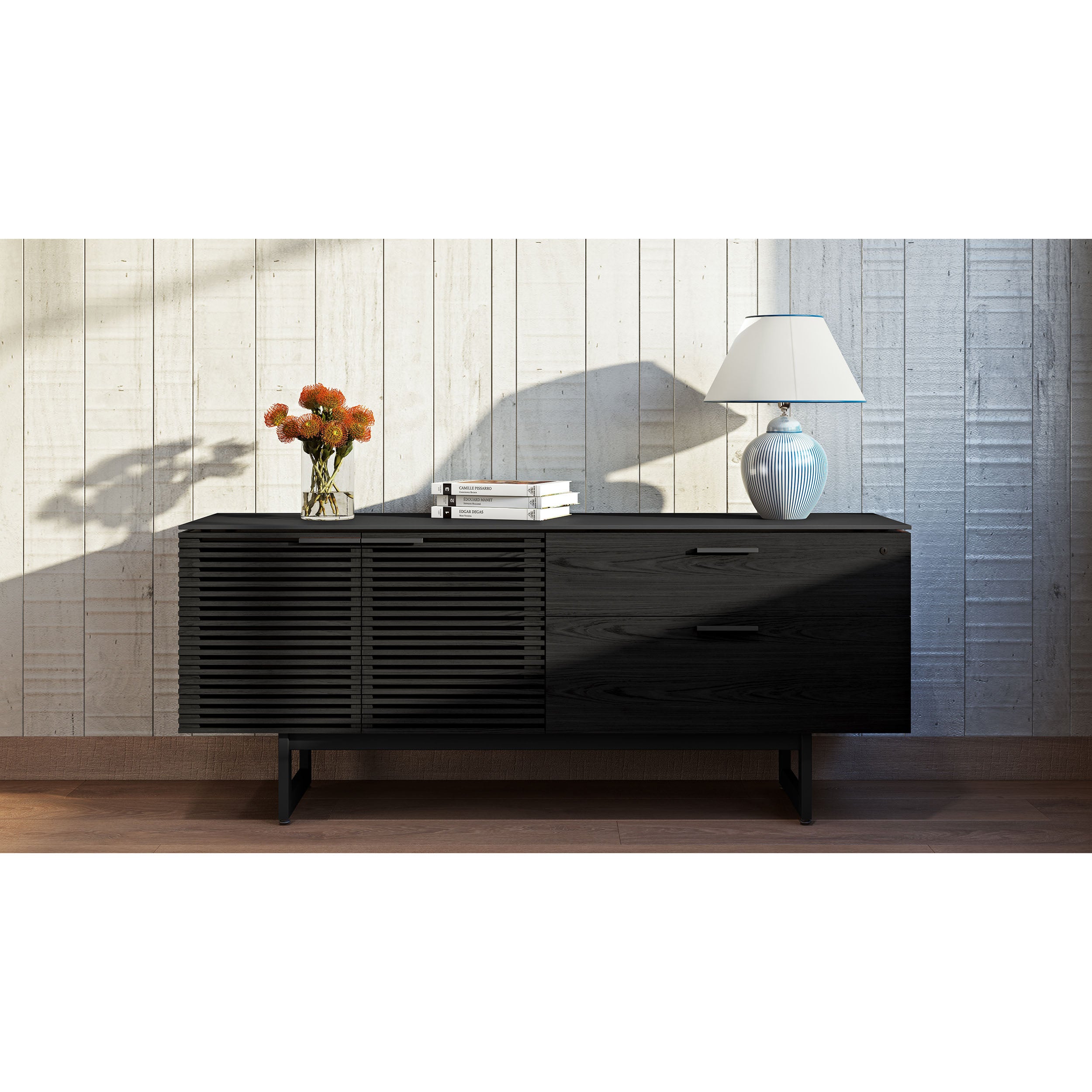 Corridor Office 6529, Charcoal Stained Ash