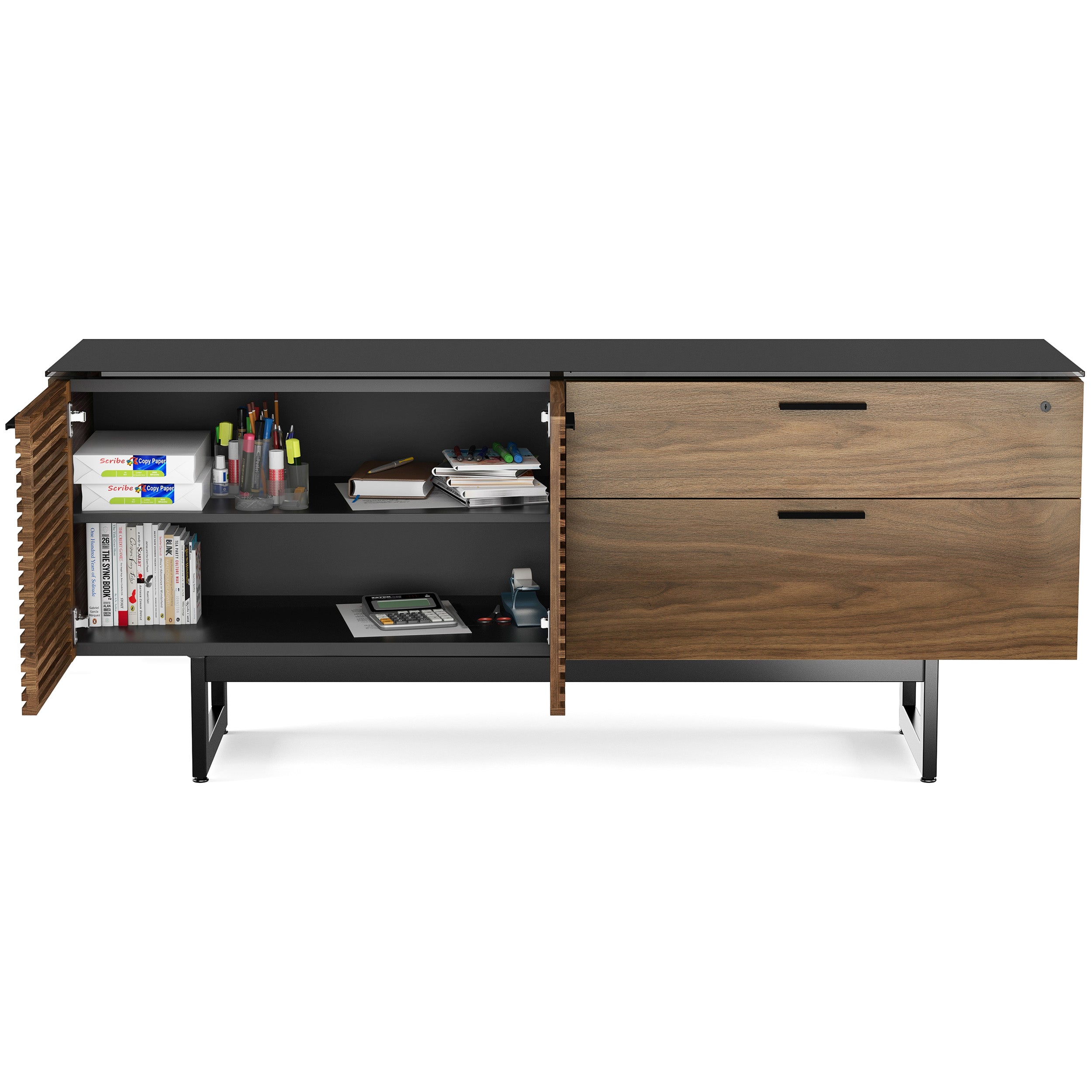 Corridor Office 6529, Natural Walnut