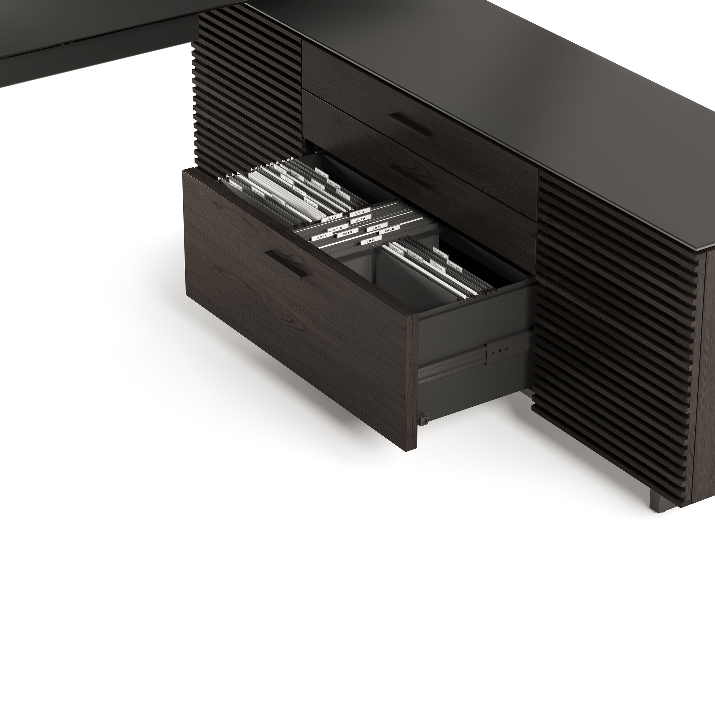 Corridor Office 6531, Charcoal Stained Ash