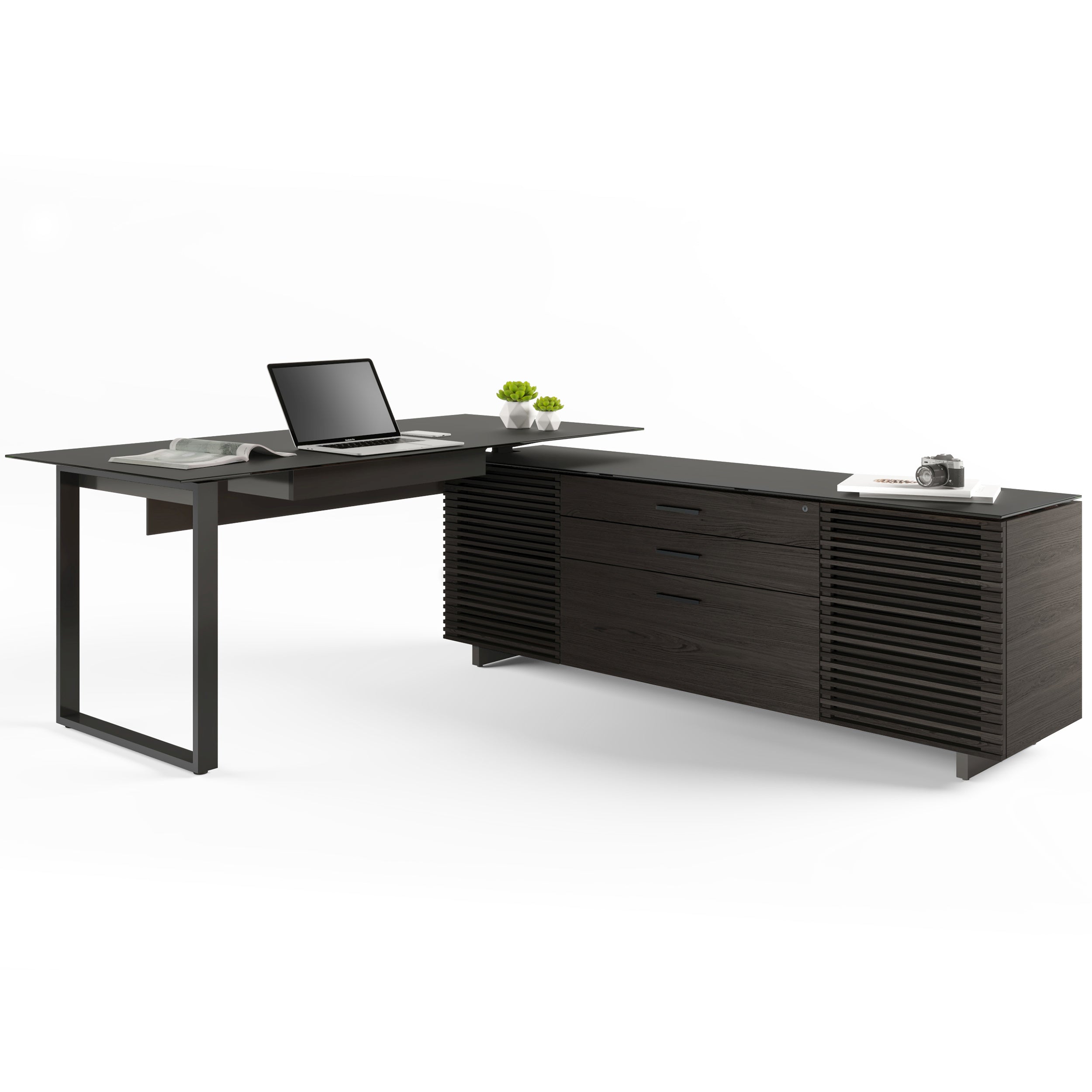 Corridor Office 6531, Charcoal Stained Ash