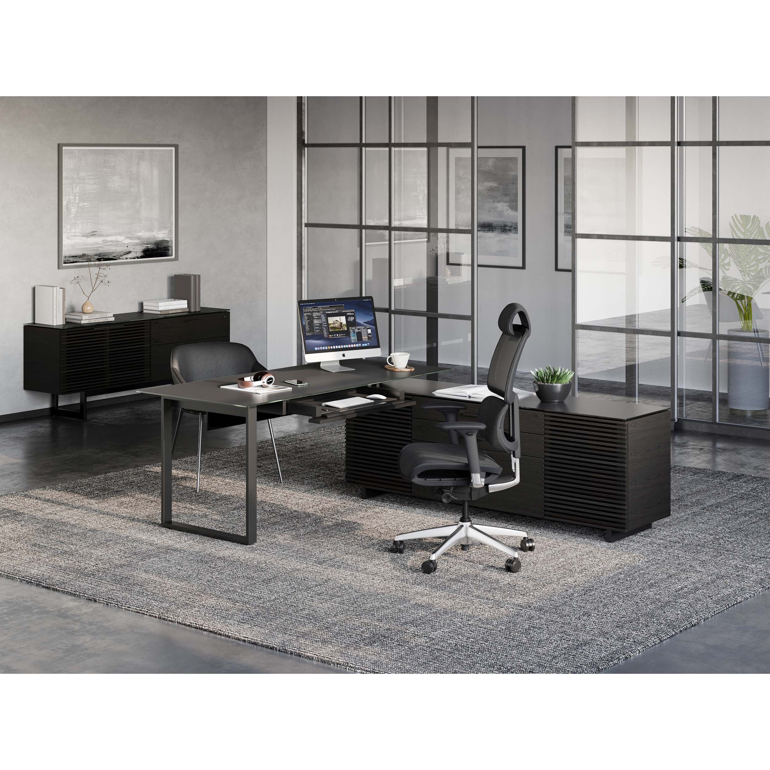Corridor Office 6531, Charcoal Stained Ash