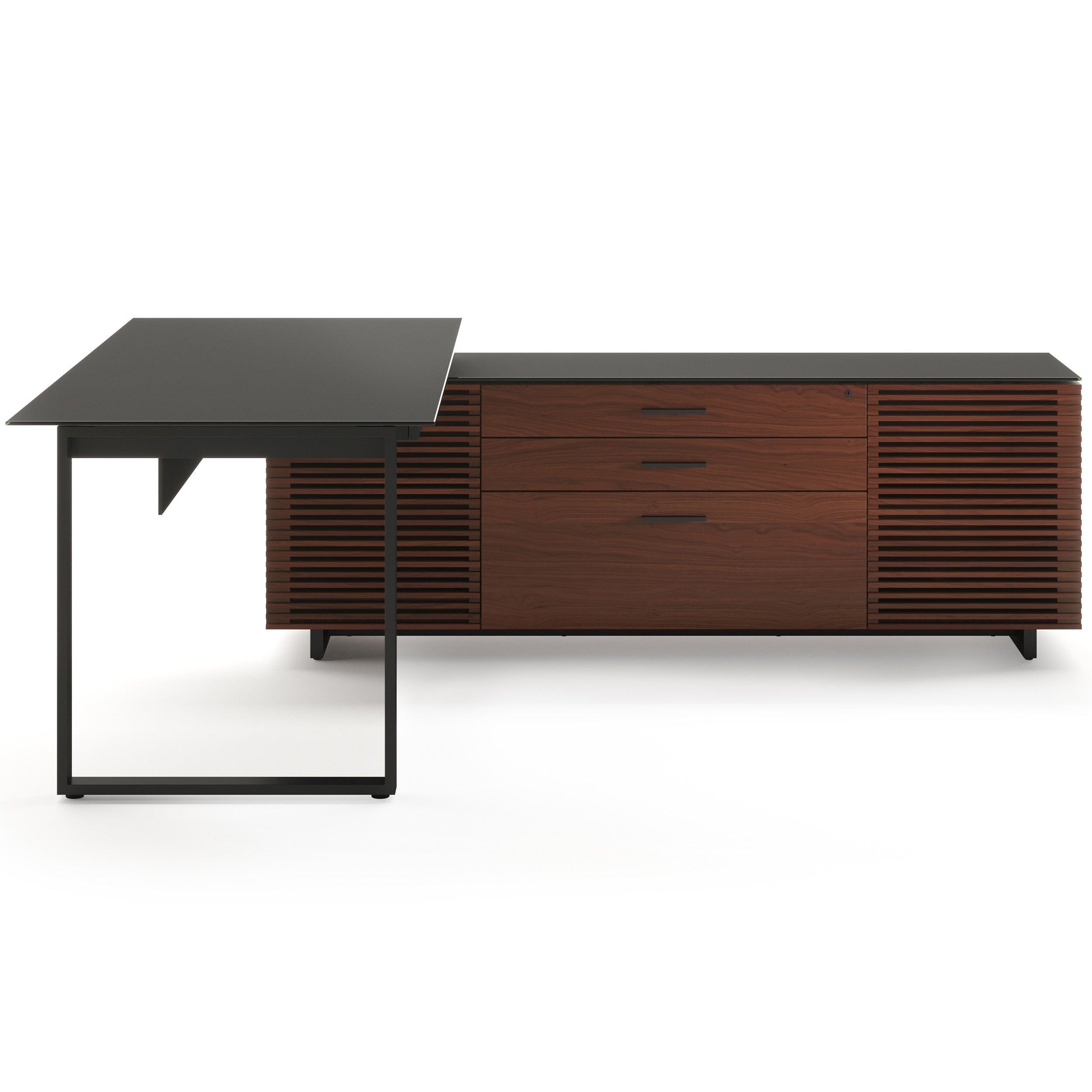 Corridor Office 6531, Chocolate Stained Walnut