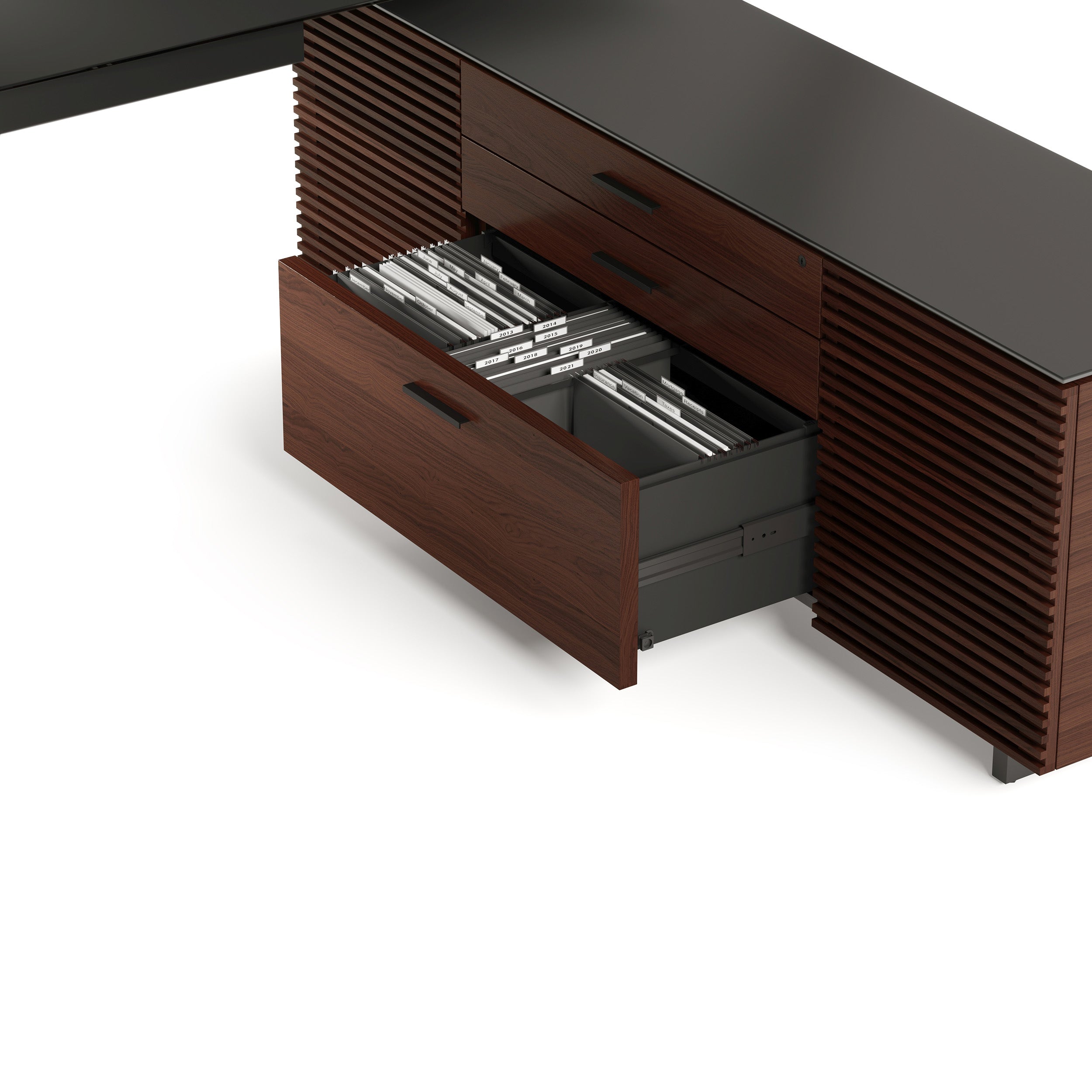 Corridor Office 6531, Chocolate Stained Walnut