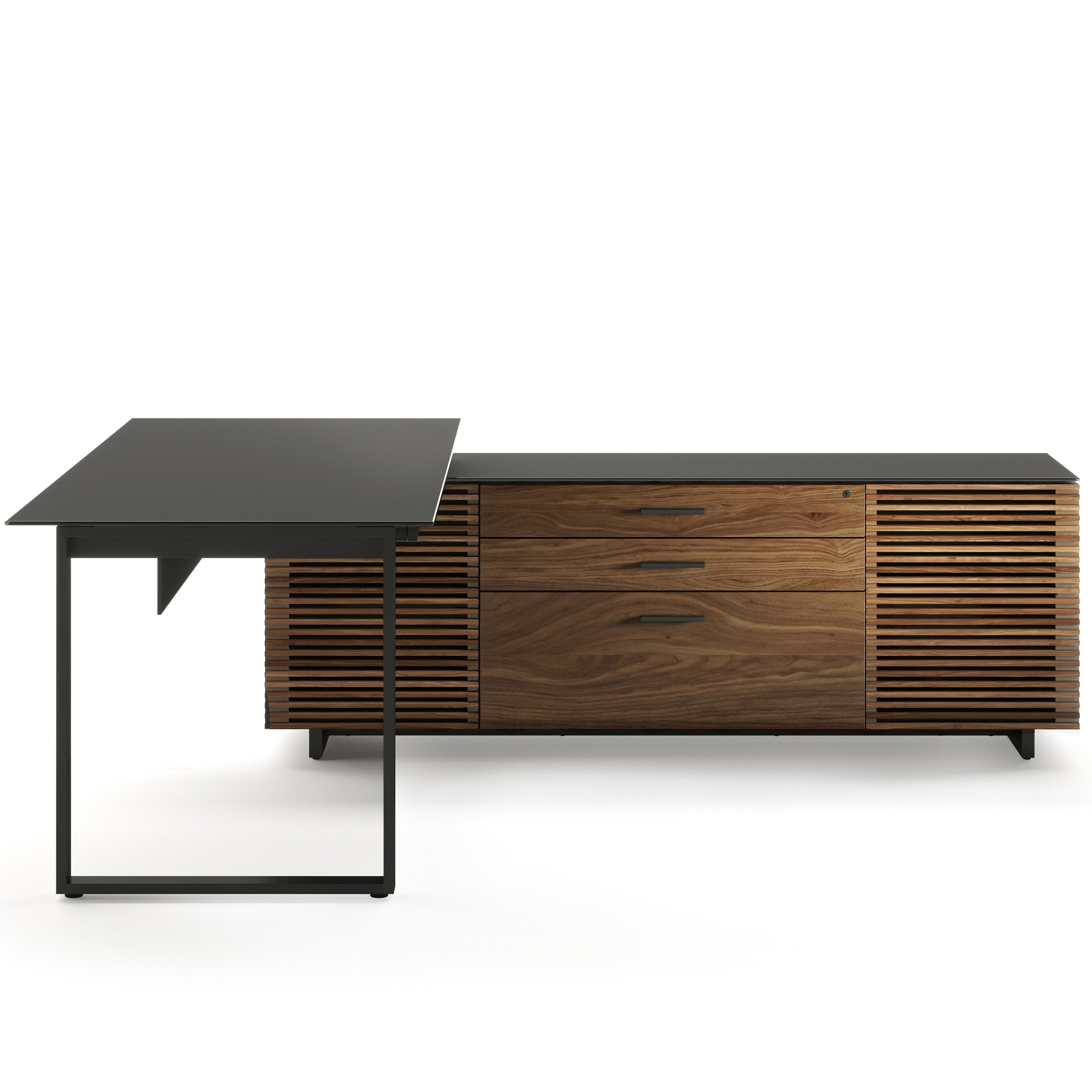 Corridor Office 6531, Natural Walnut