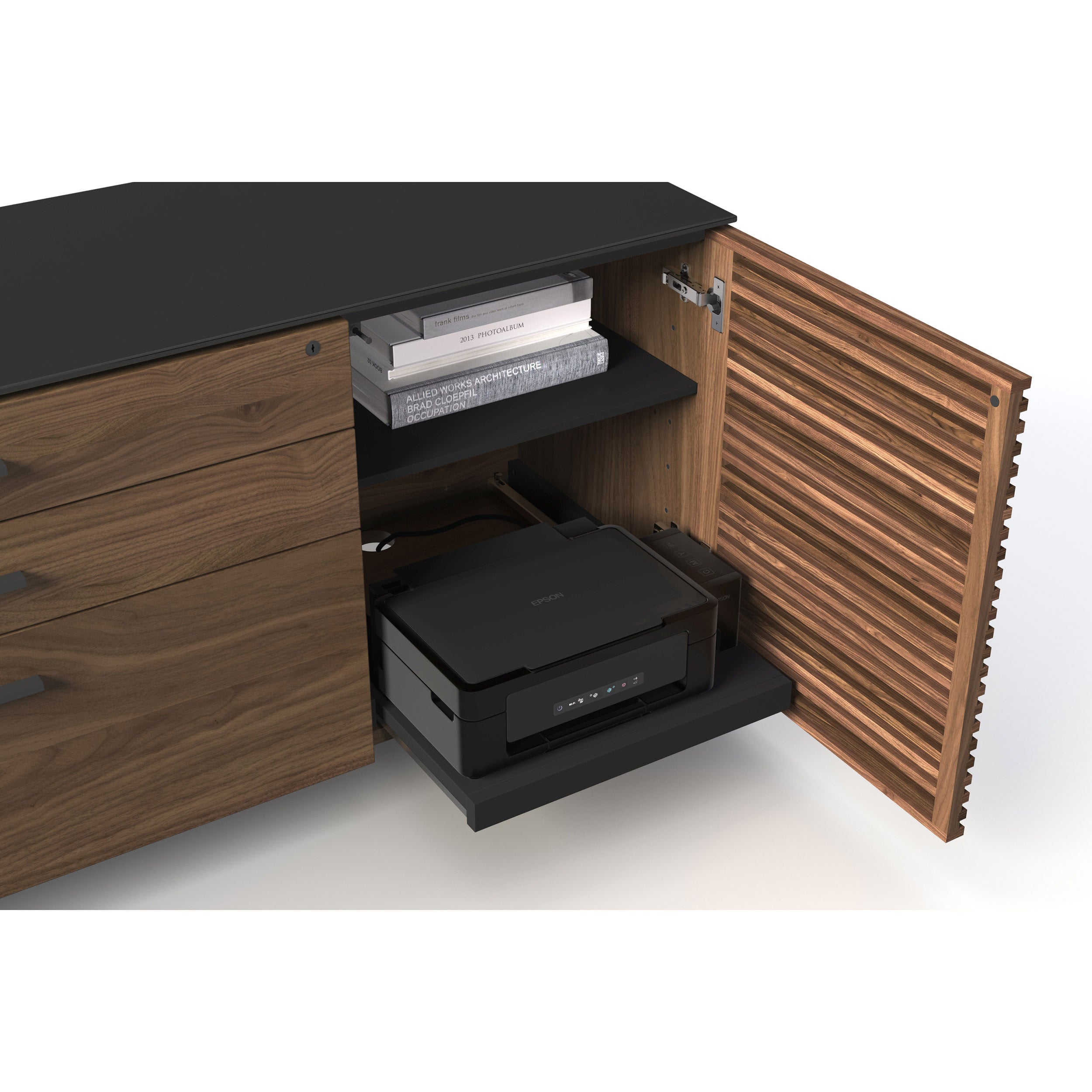 Corridor Office 6531, Natural Walnut