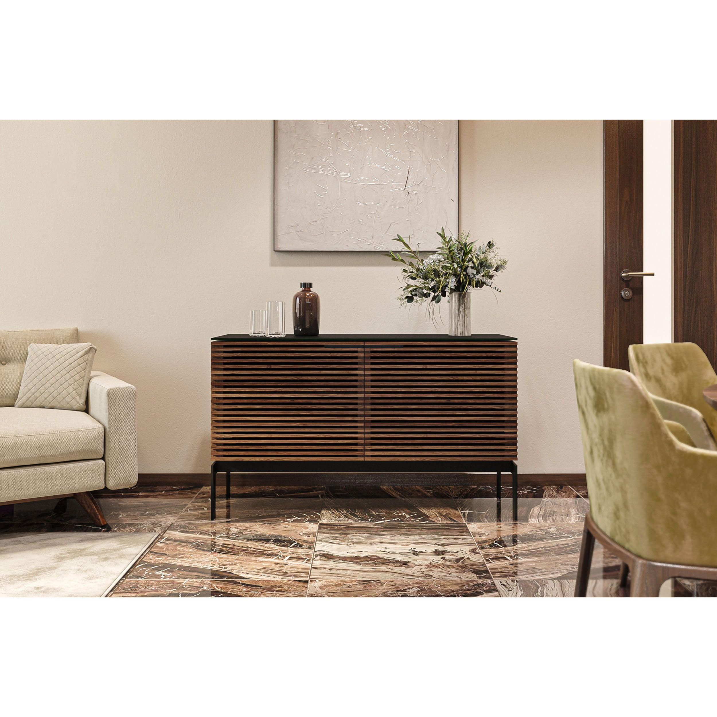 Corridor Storage SV 7128, Natural Walnut