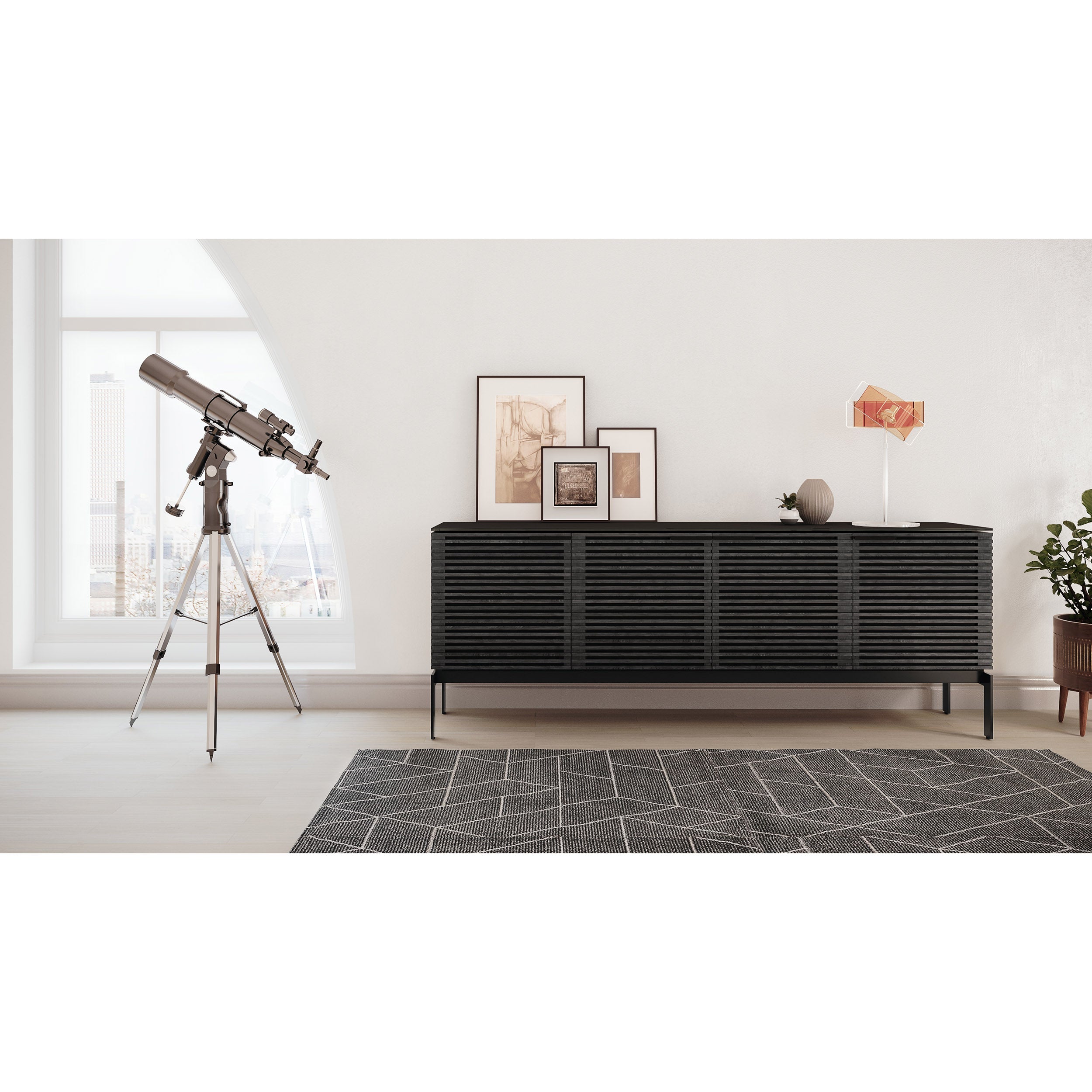 Corridor Storage SV 7129, Charcoal Stained Ash