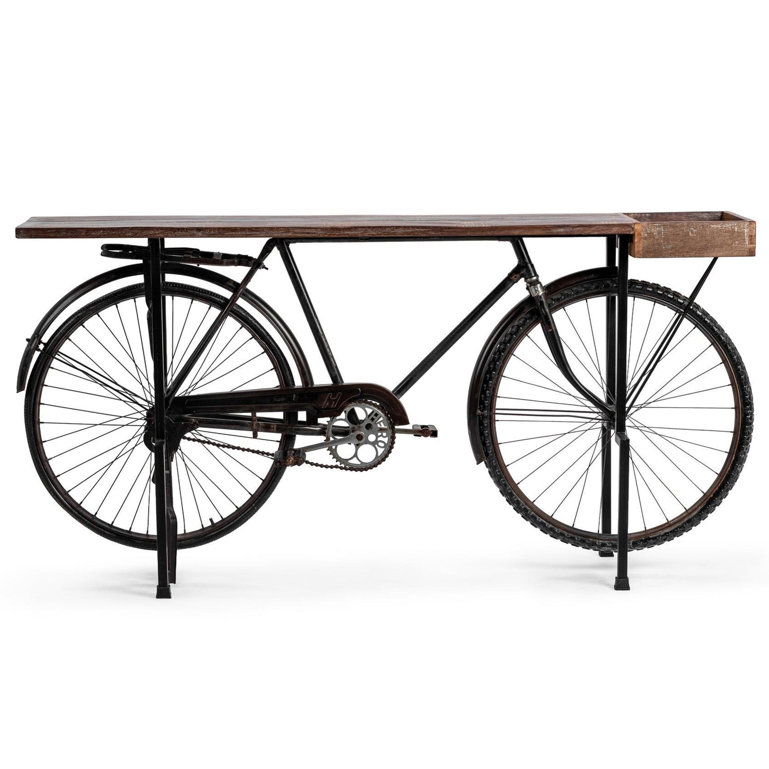 Cycle Reclaimed Wood Counter Table, Limewash Myst