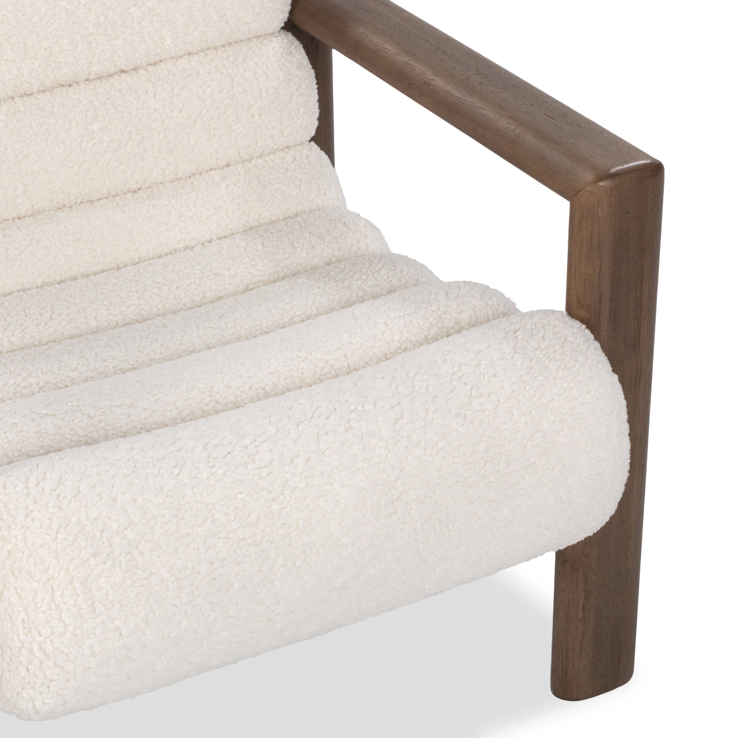 Dahlia Accent Chair, Ivory