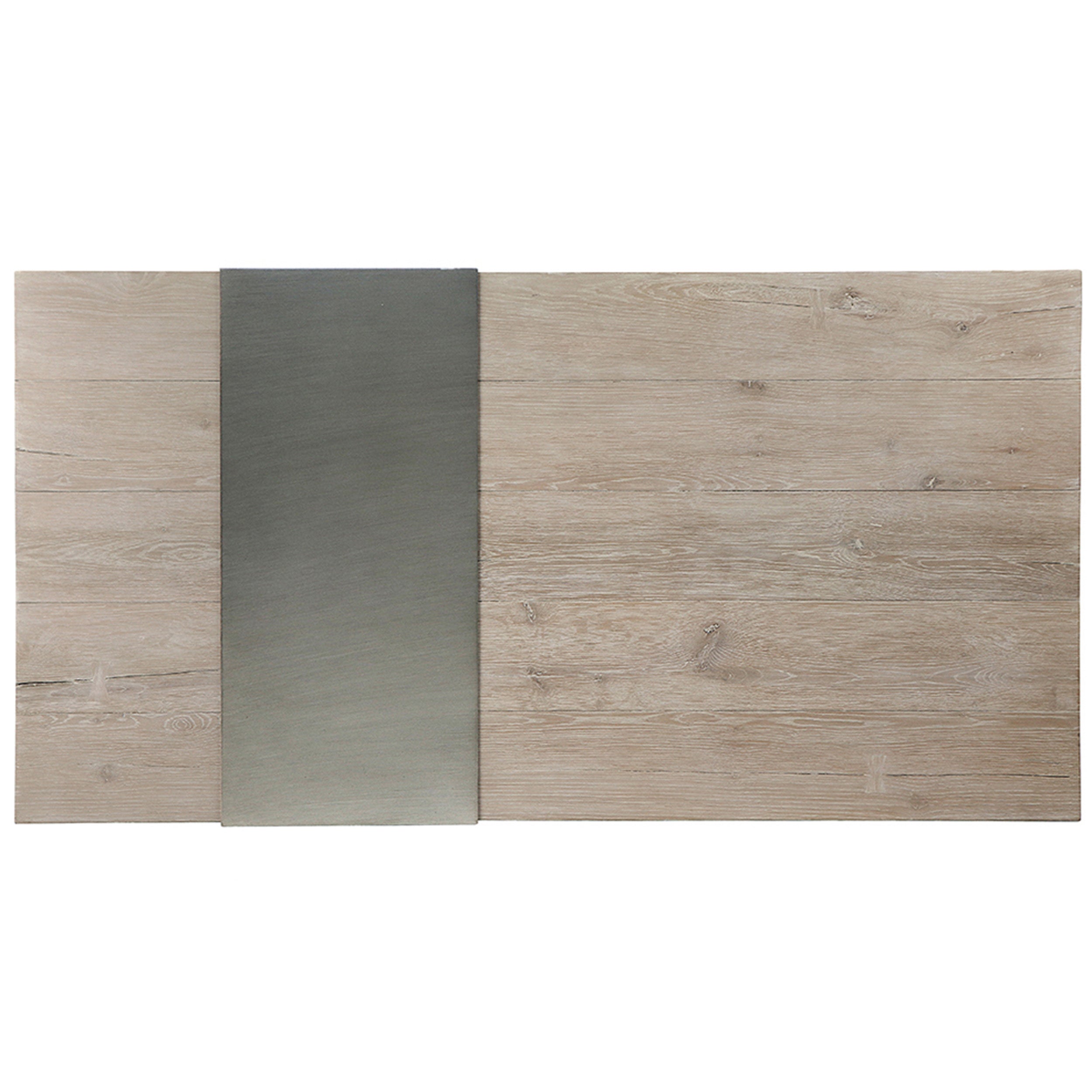 Danica Solid Wood Coffee Table, Aged Cream