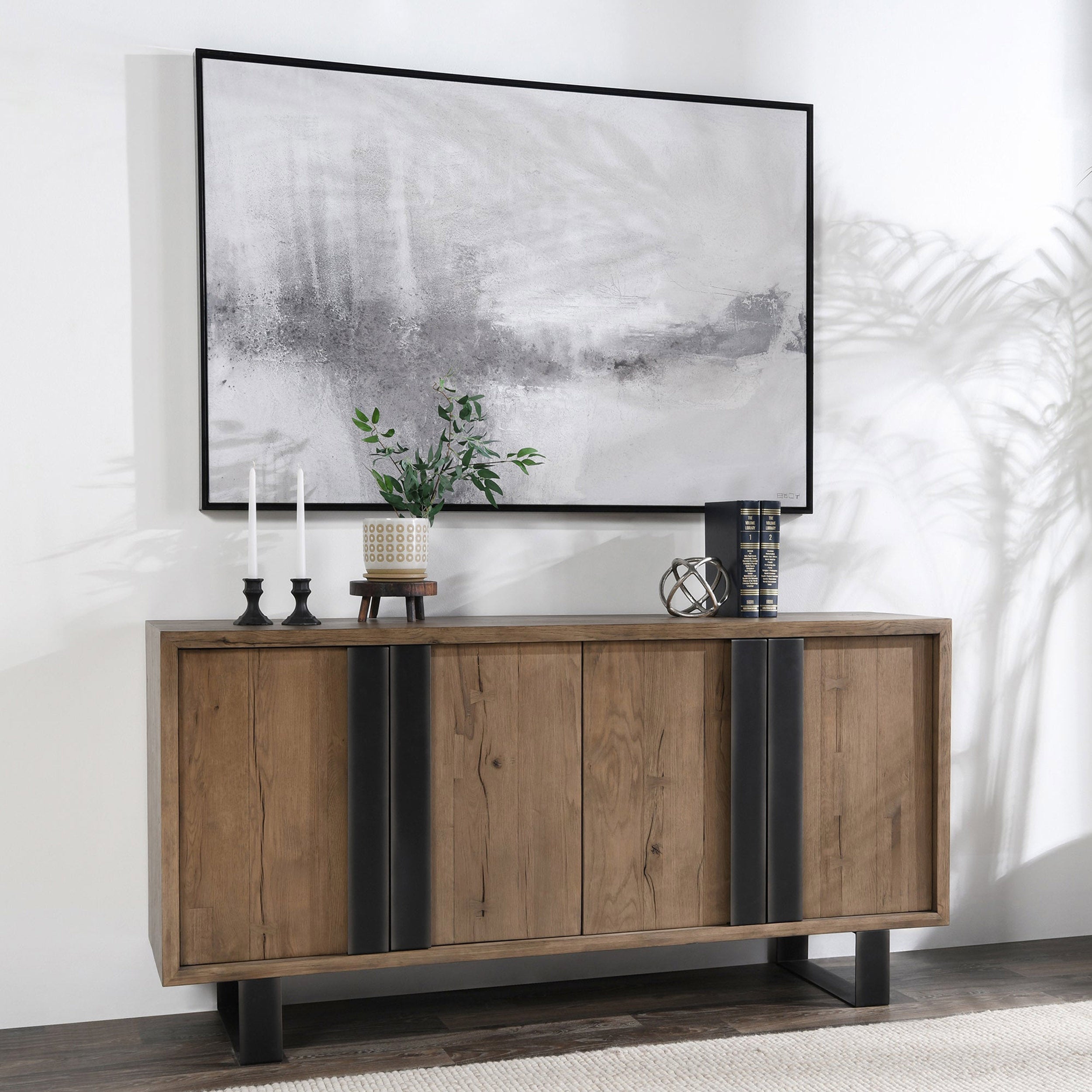 Danica Solid 4Dr Buffet, Cafe Brown