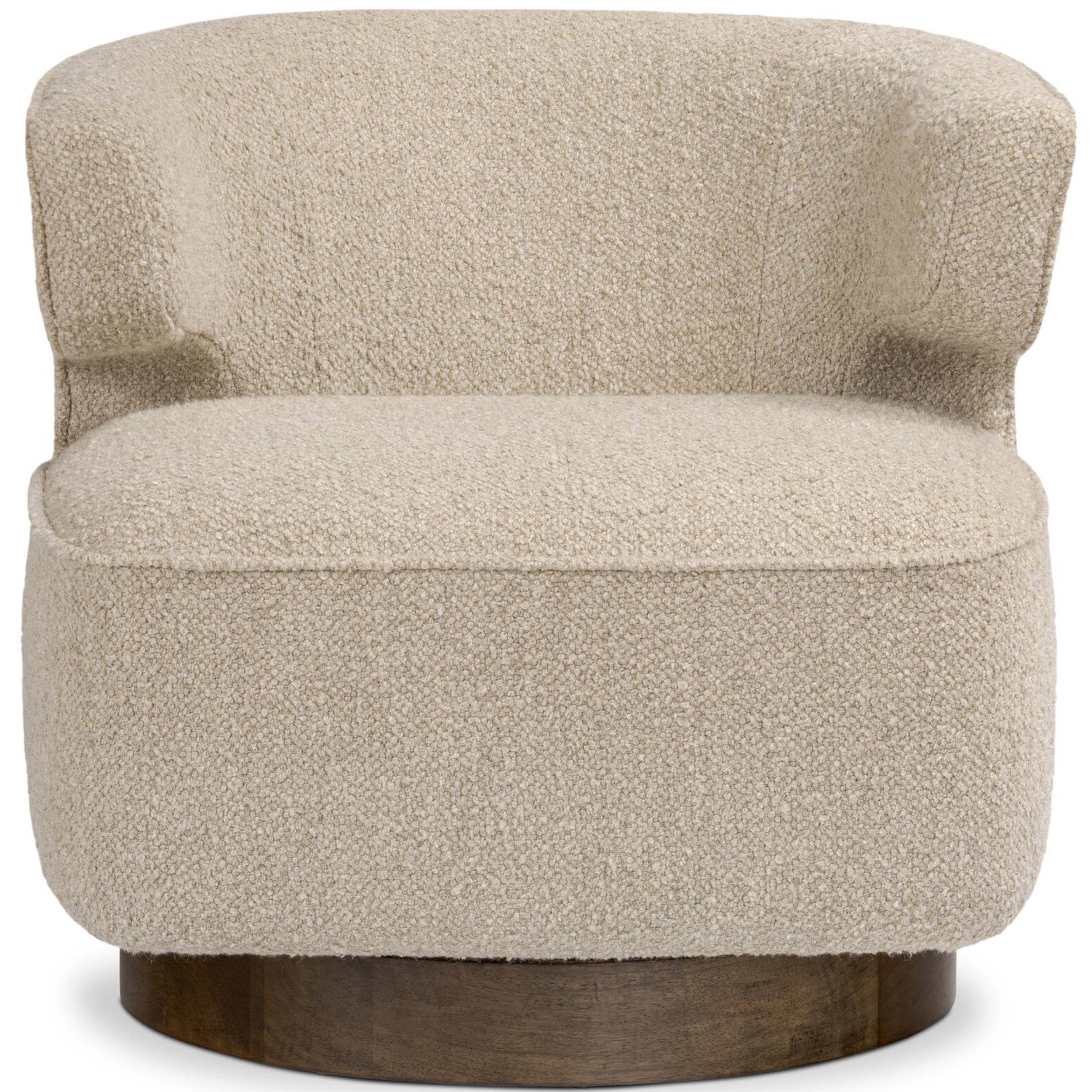 Dottie Swivel Chair, Berber Oatmeal
