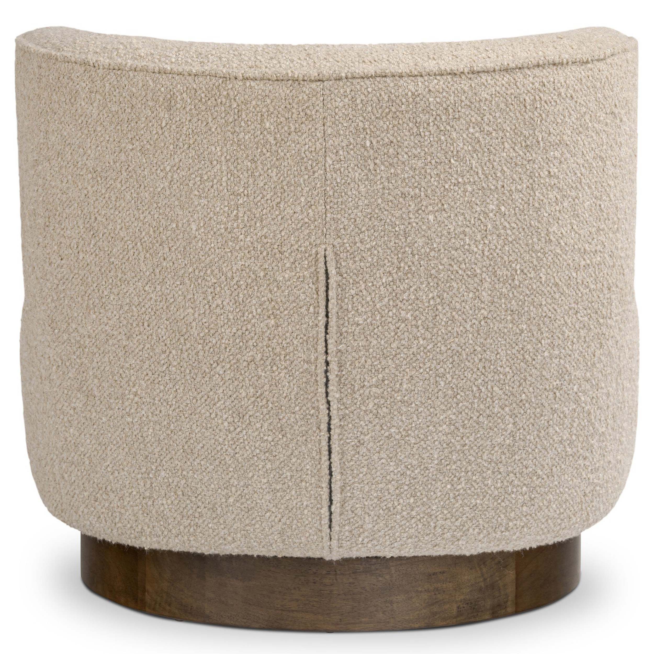 Dottie Swivel Chair, Berber Oatmeal