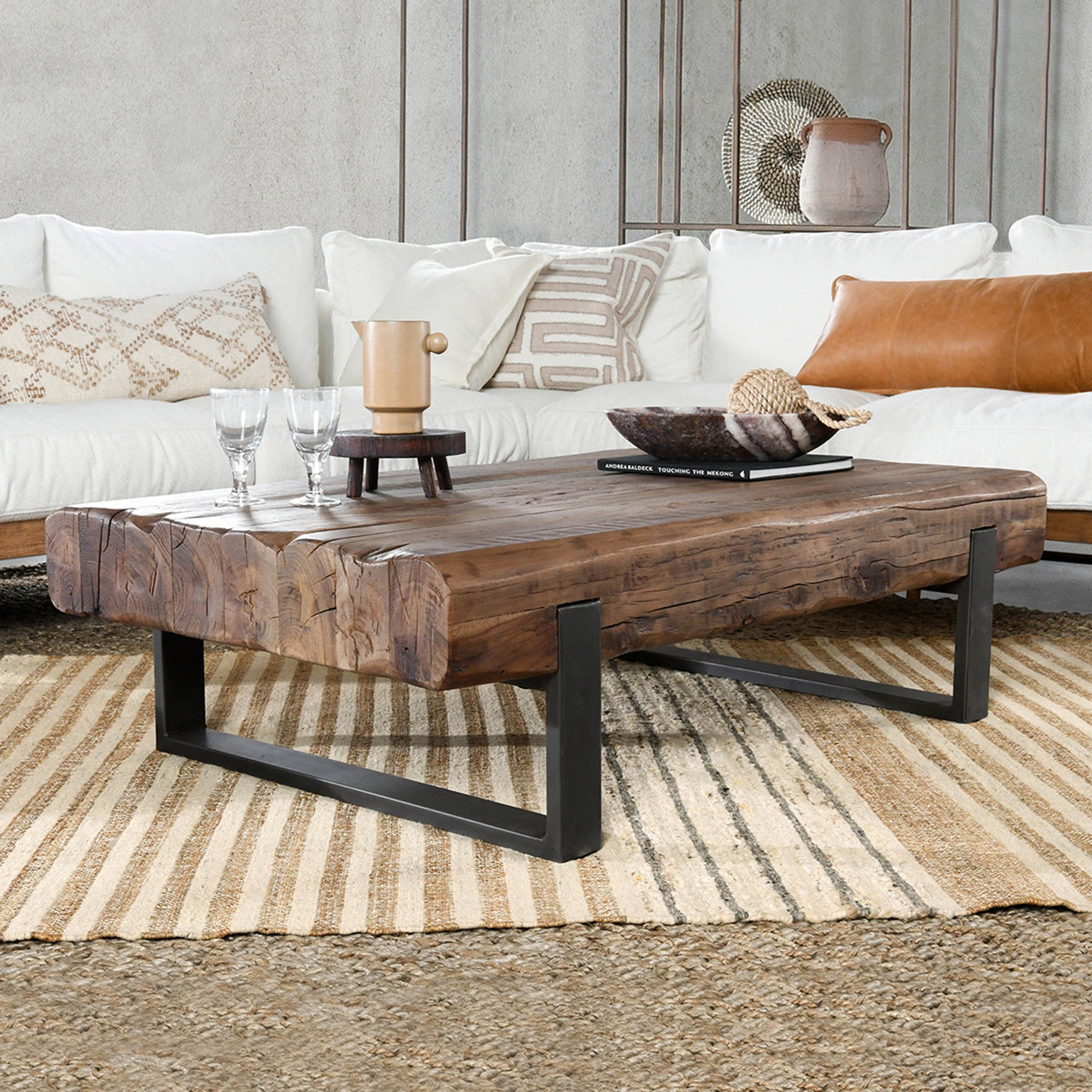 Duarte Coffee Table, Rustic Brown