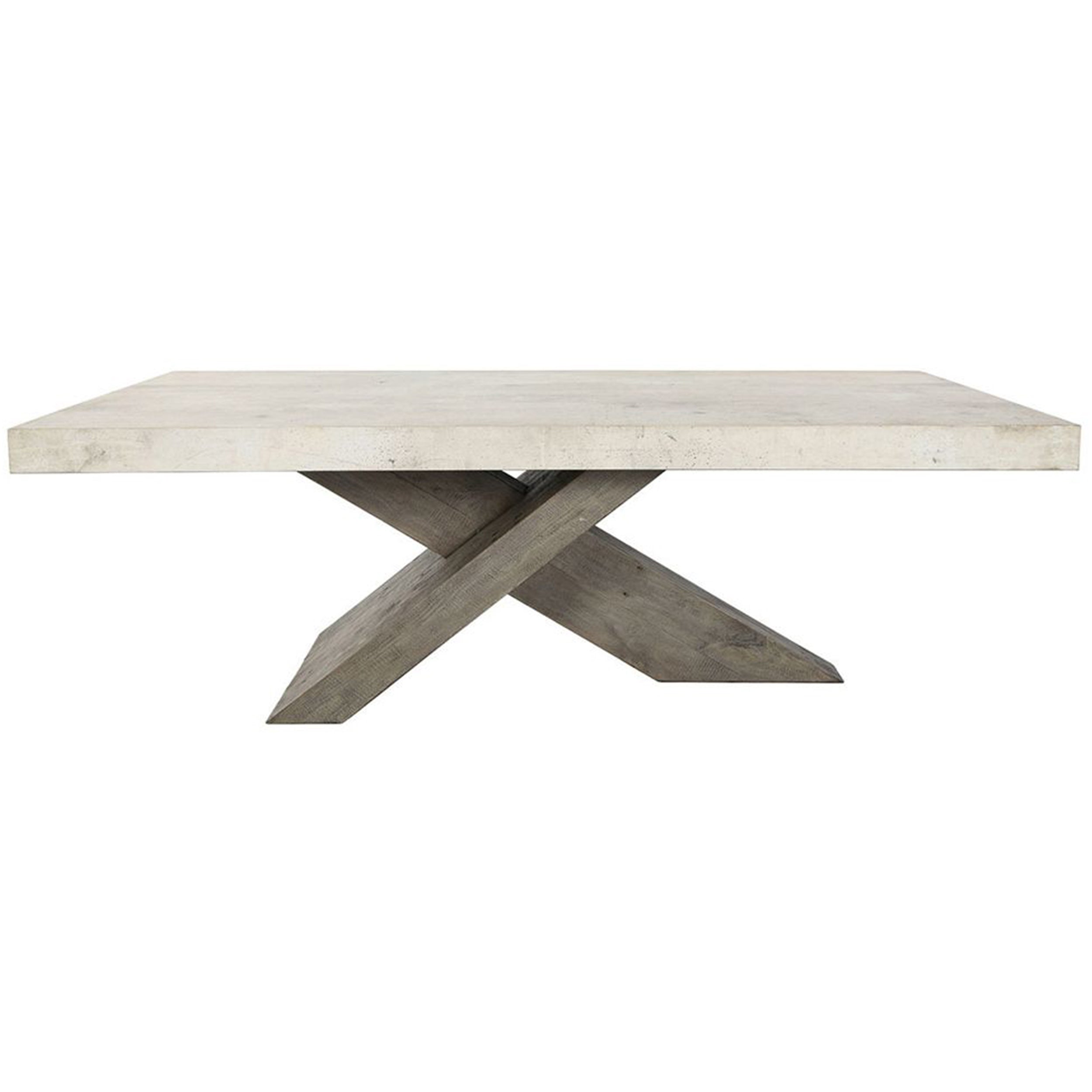 Durant Coffee Table, Distressed Brown