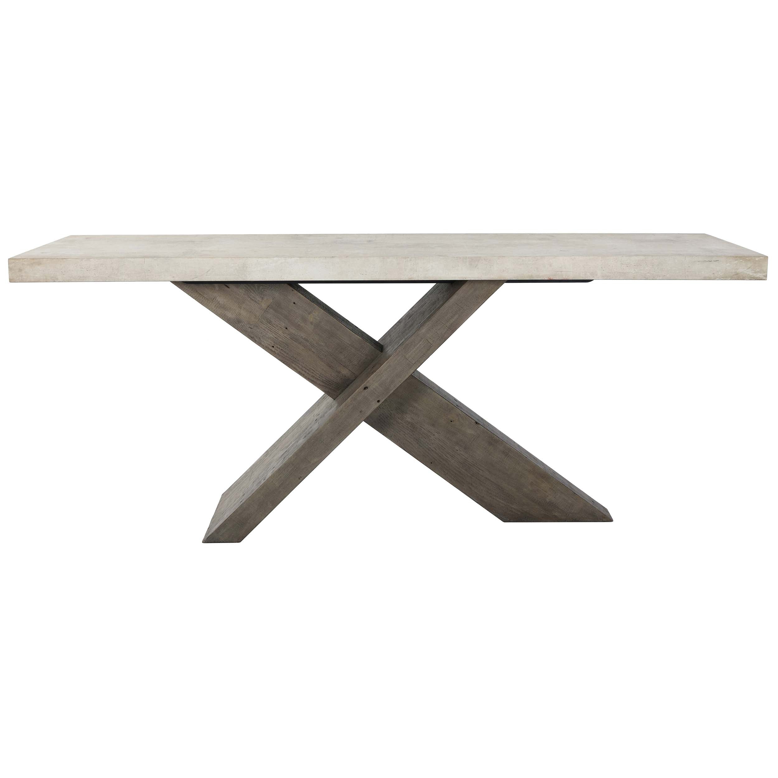 Durant Console, Distressed Grey