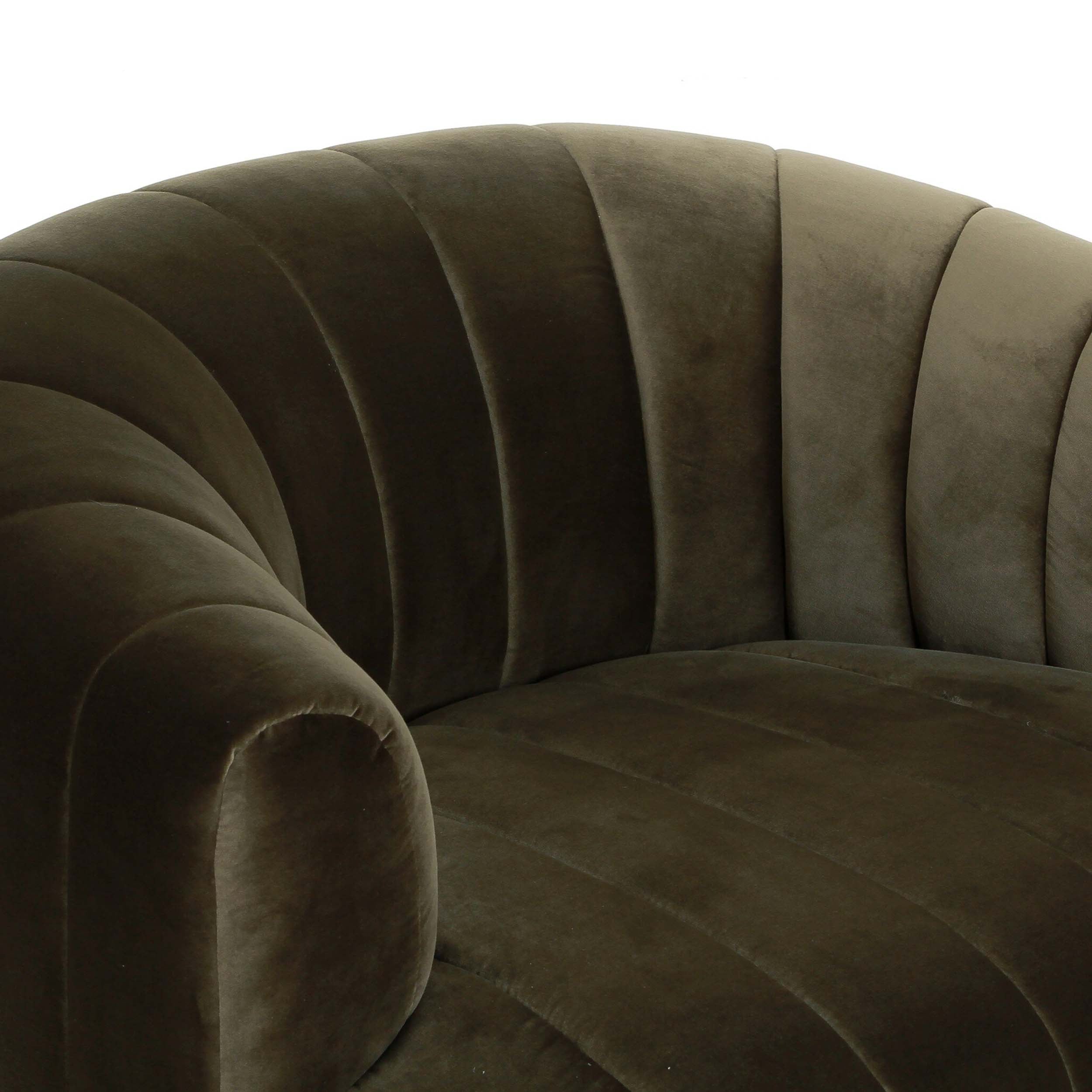 Elliana Swivel Chair, Surrey Olive