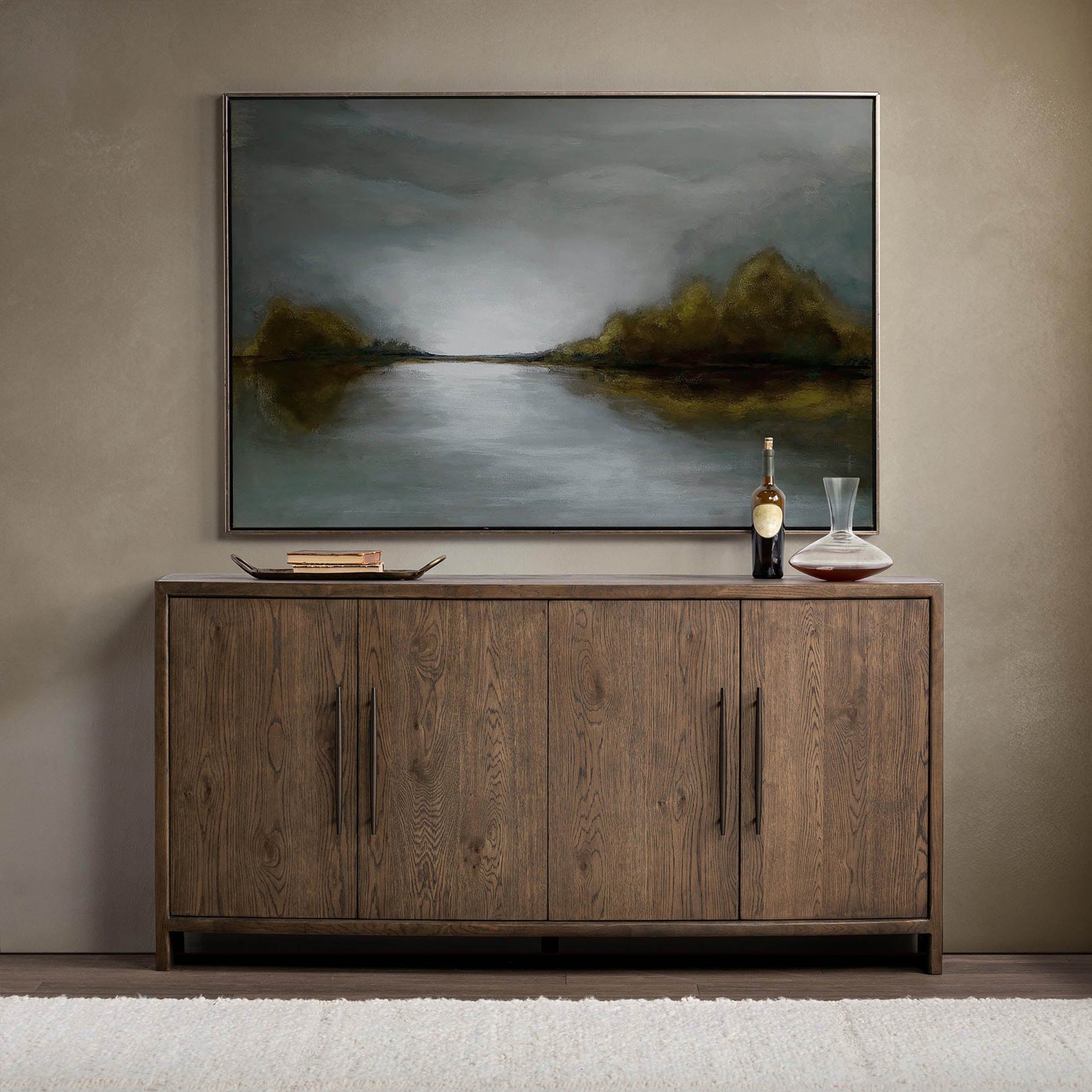 Estelle 4 Dr Sideboard, Soft Cocoa